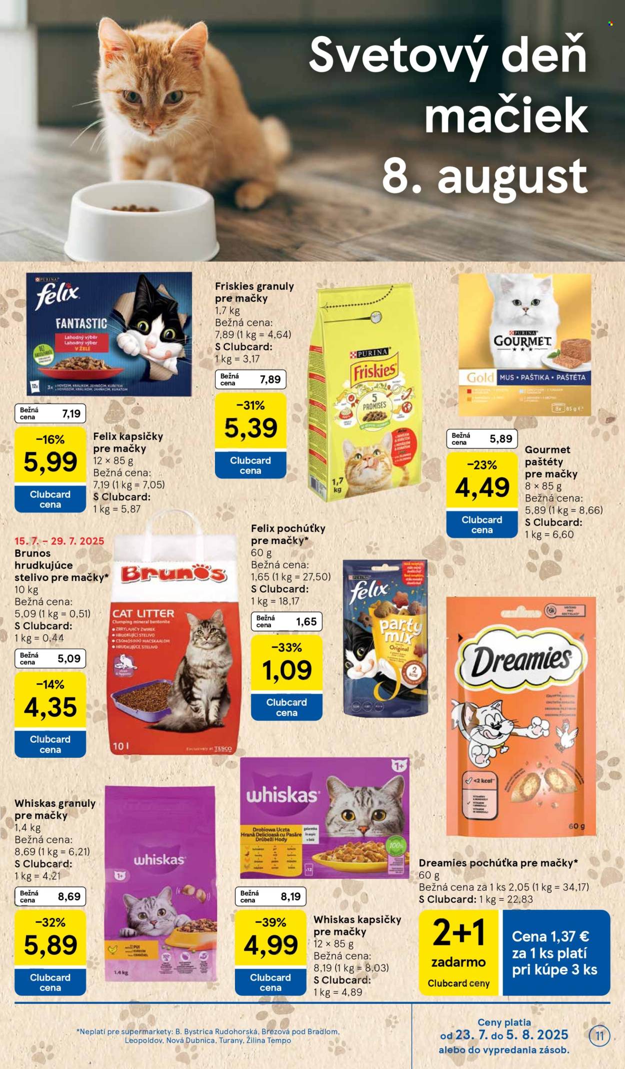 Leták TESCO supermarket - 23.7.2025 - 29.7.2025. Strana 11