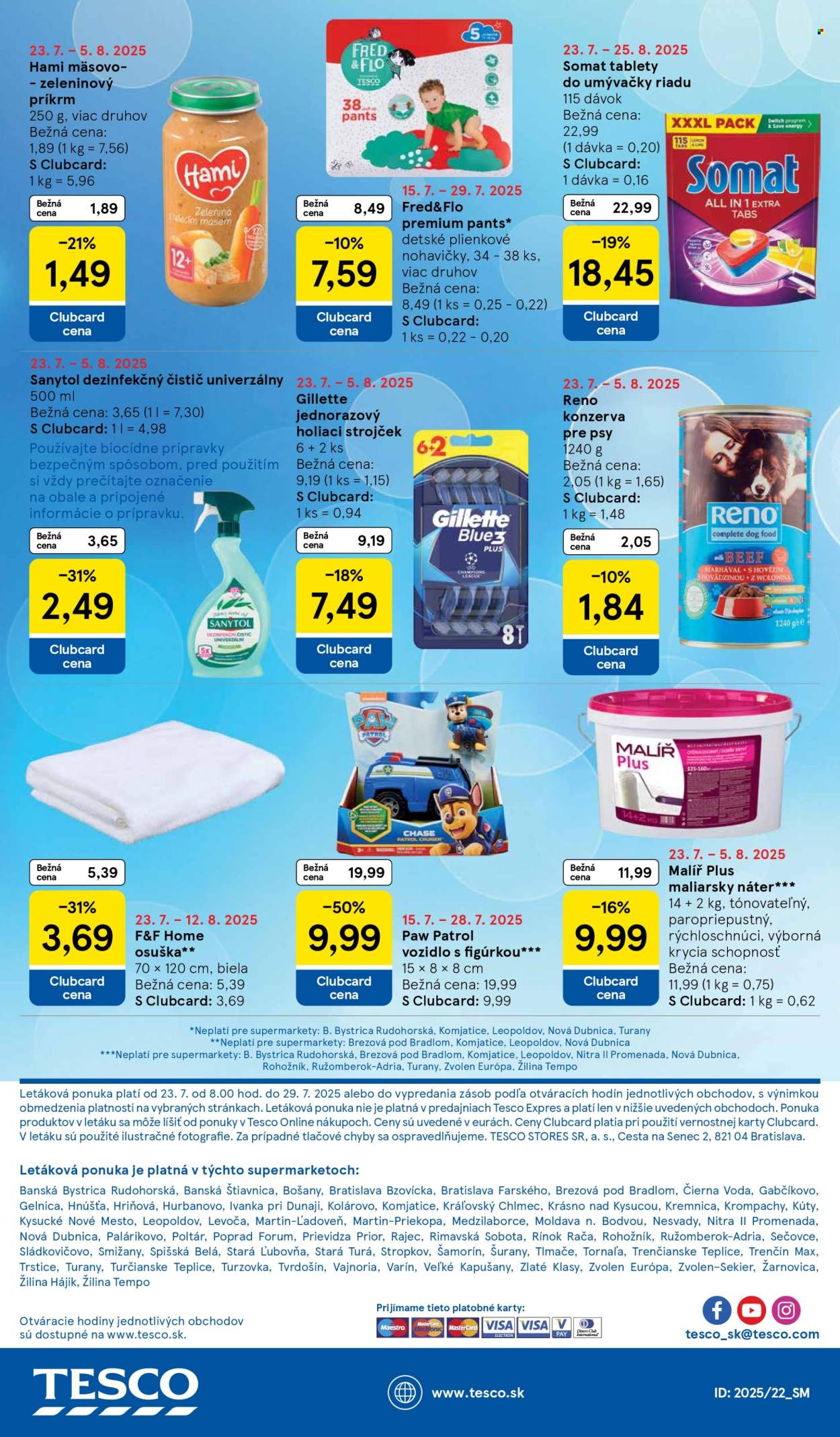 Leták TESCO supermarket - 23.7.2025 - 29.7.2025. Strana 23