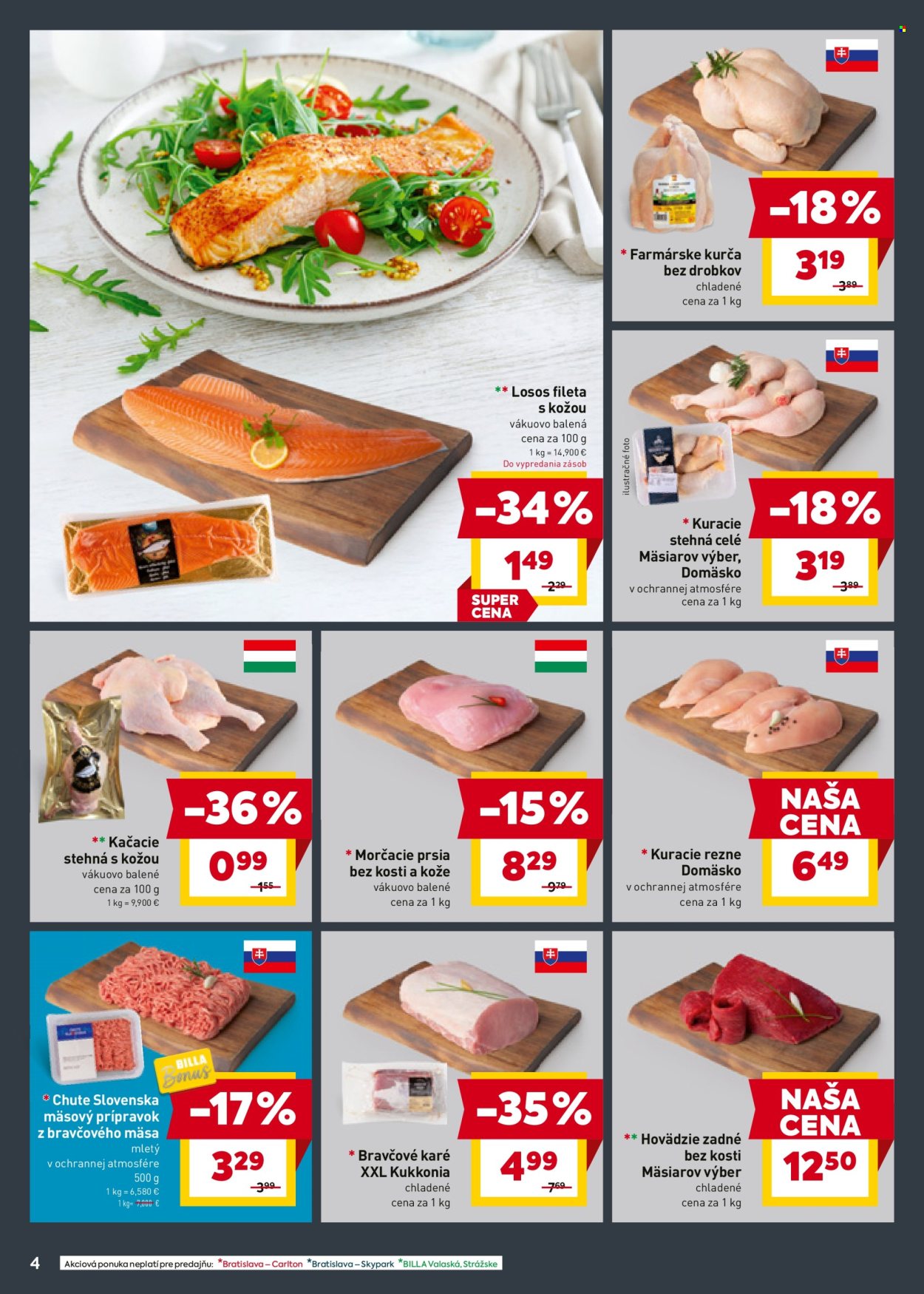 Leták Billa - 23.7.2025 - 29.7.2025. Strana 4