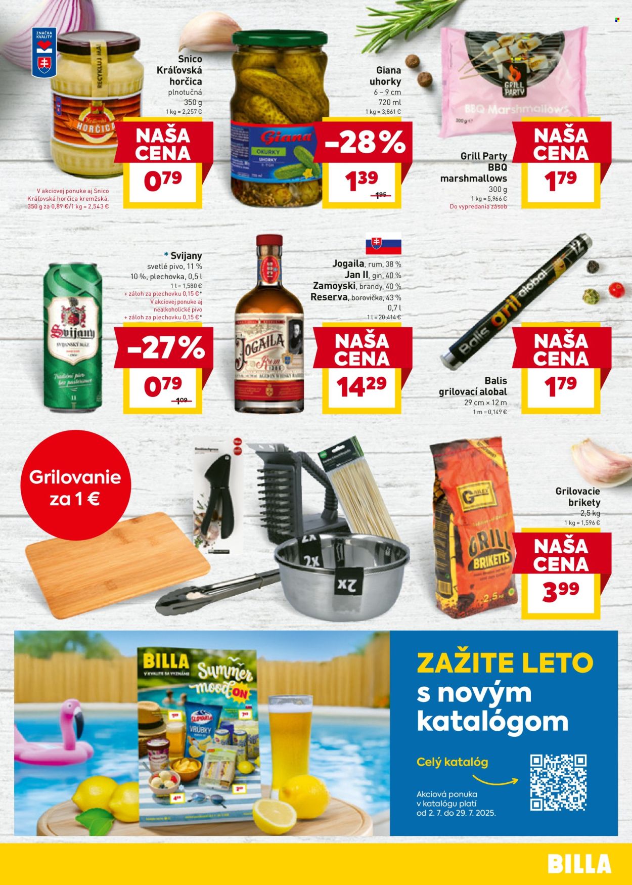 Leták Billa - 23.7.2025 - 29.7.2025. Strana 9