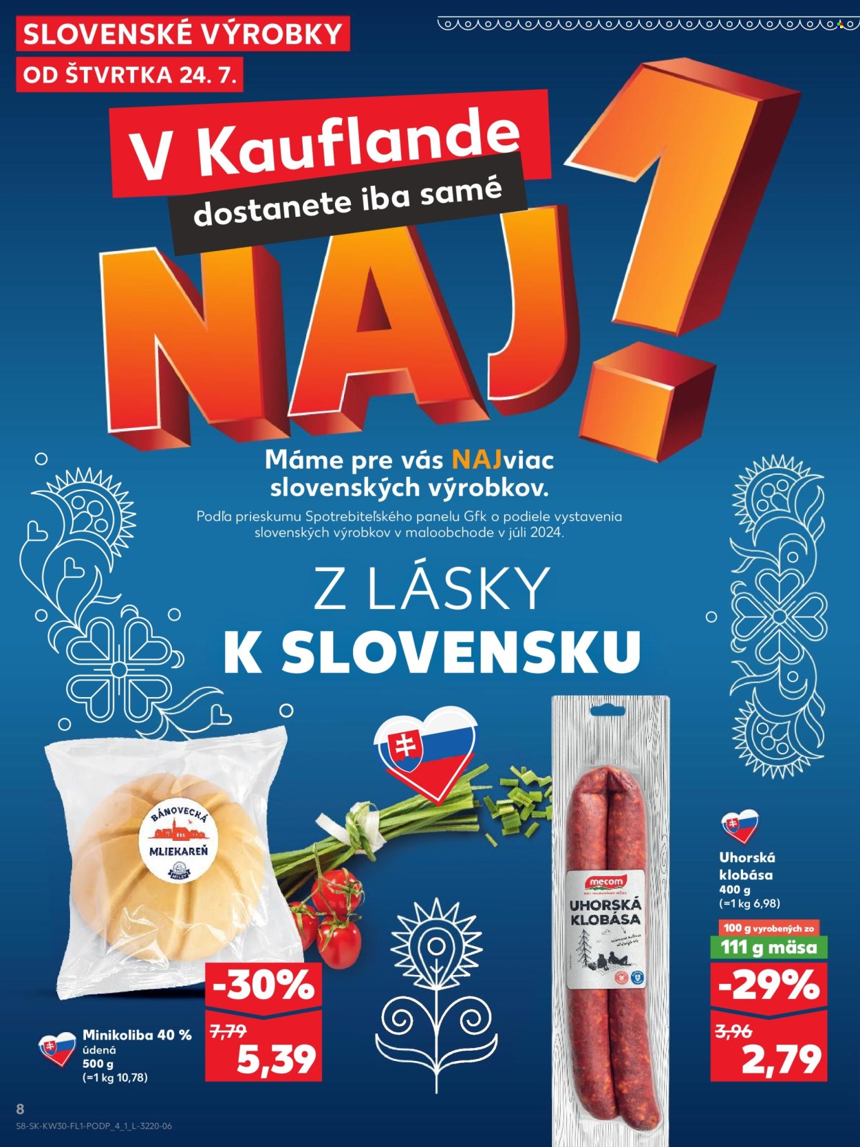 Leták Kaufland - 24.7.2025 - 30.7.2025. Strana 8