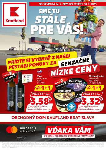 Leták Kaufland - 24.7.2025 - 30.7.2025.