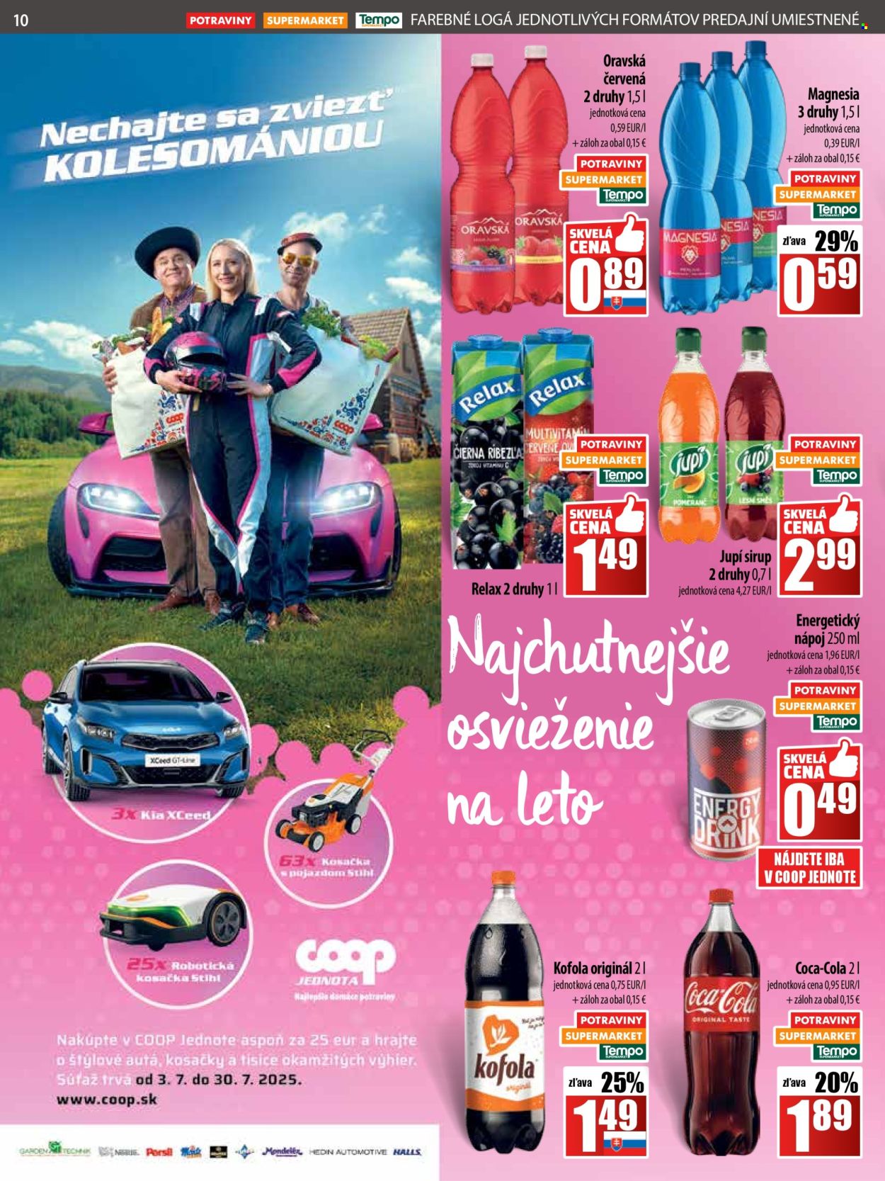 Leták COOP Jednota - 24.7.2025 - 30.7.2025. Strana 10