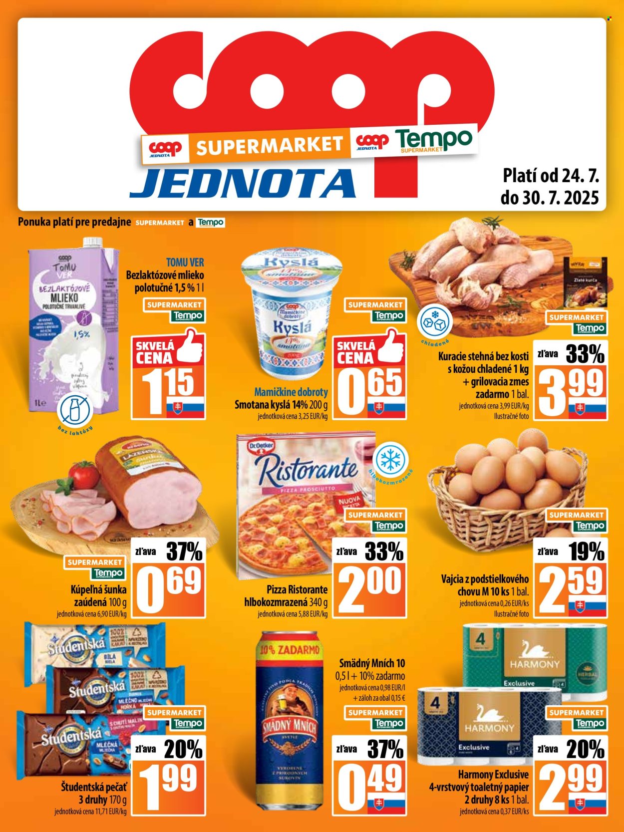Leták COOP Jednota - 24.7.2025 - 30.7.2025. Strana 13