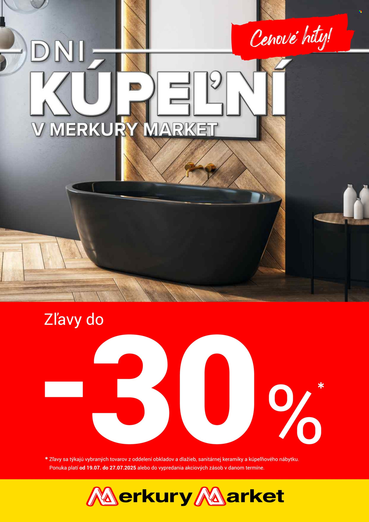 Leták Merkury Market - 19.7.2025 - 27.7.2025. Strana 1