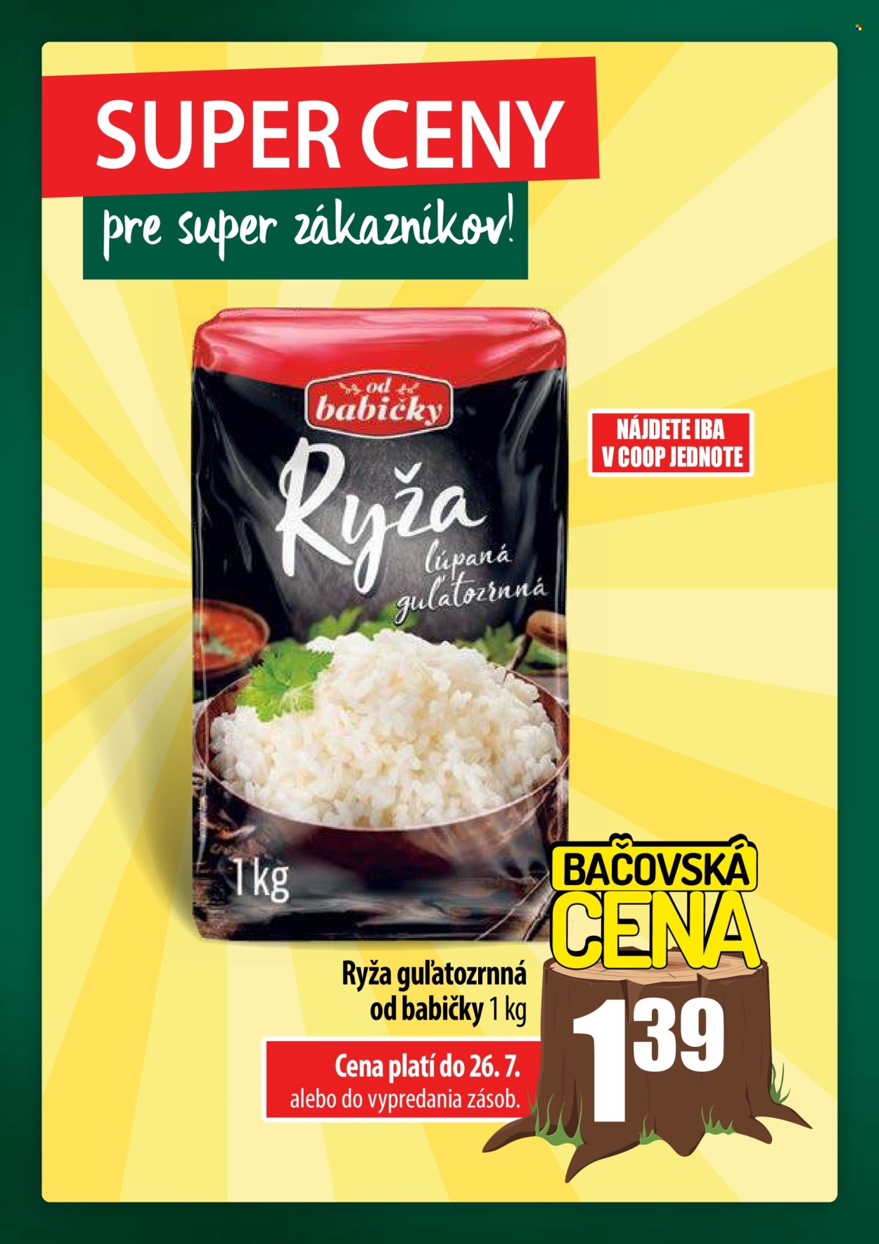 Leták COOP Jednota - 24.7.2025 - 30.7.2025. Strana 26