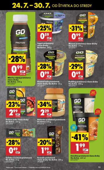 thumbnail - Mousse proteínový rôzne druhy Go Active 170 g