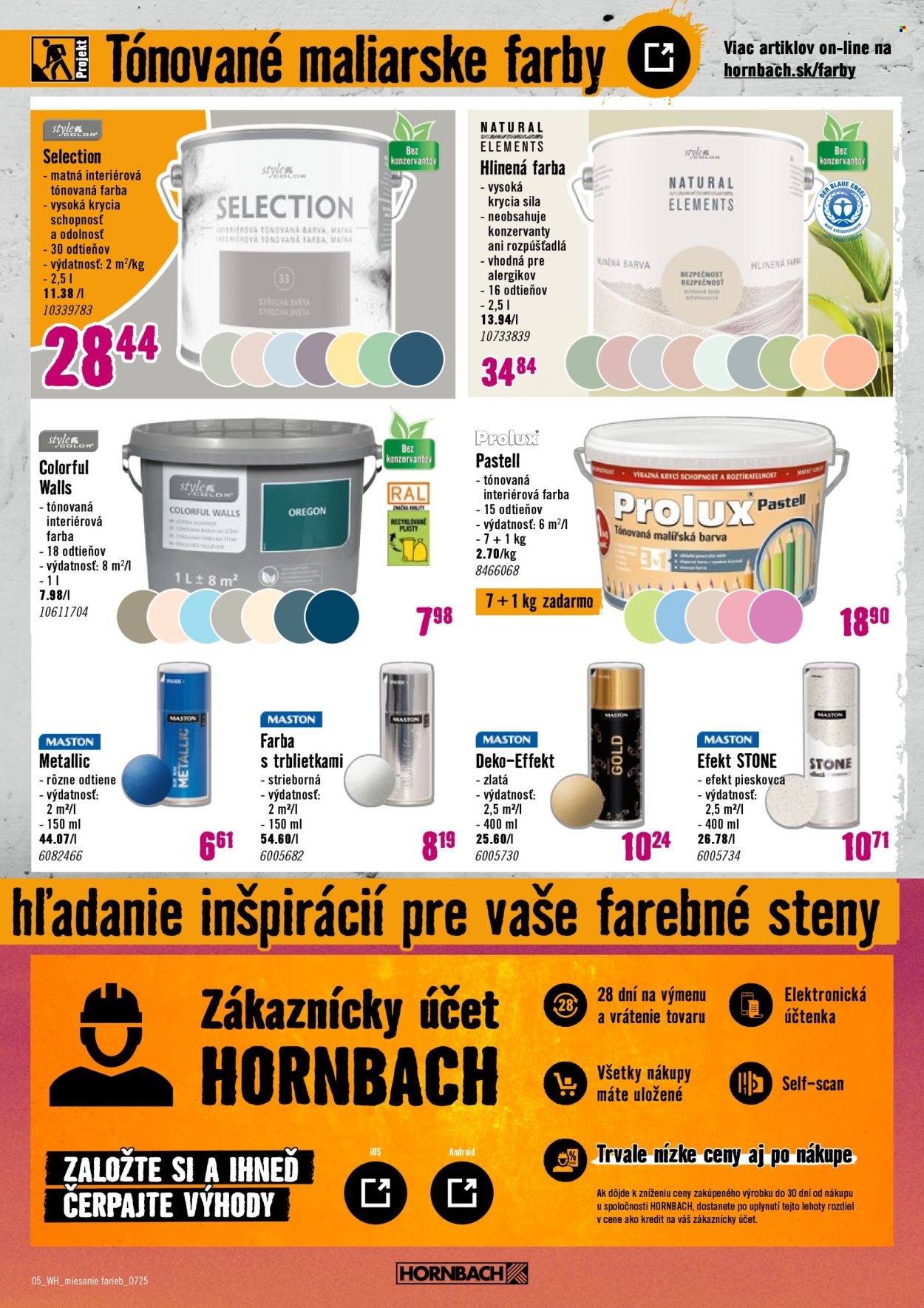 Leták Hornbach - 23.7.2025 - 6.8.2025. Strana 5
