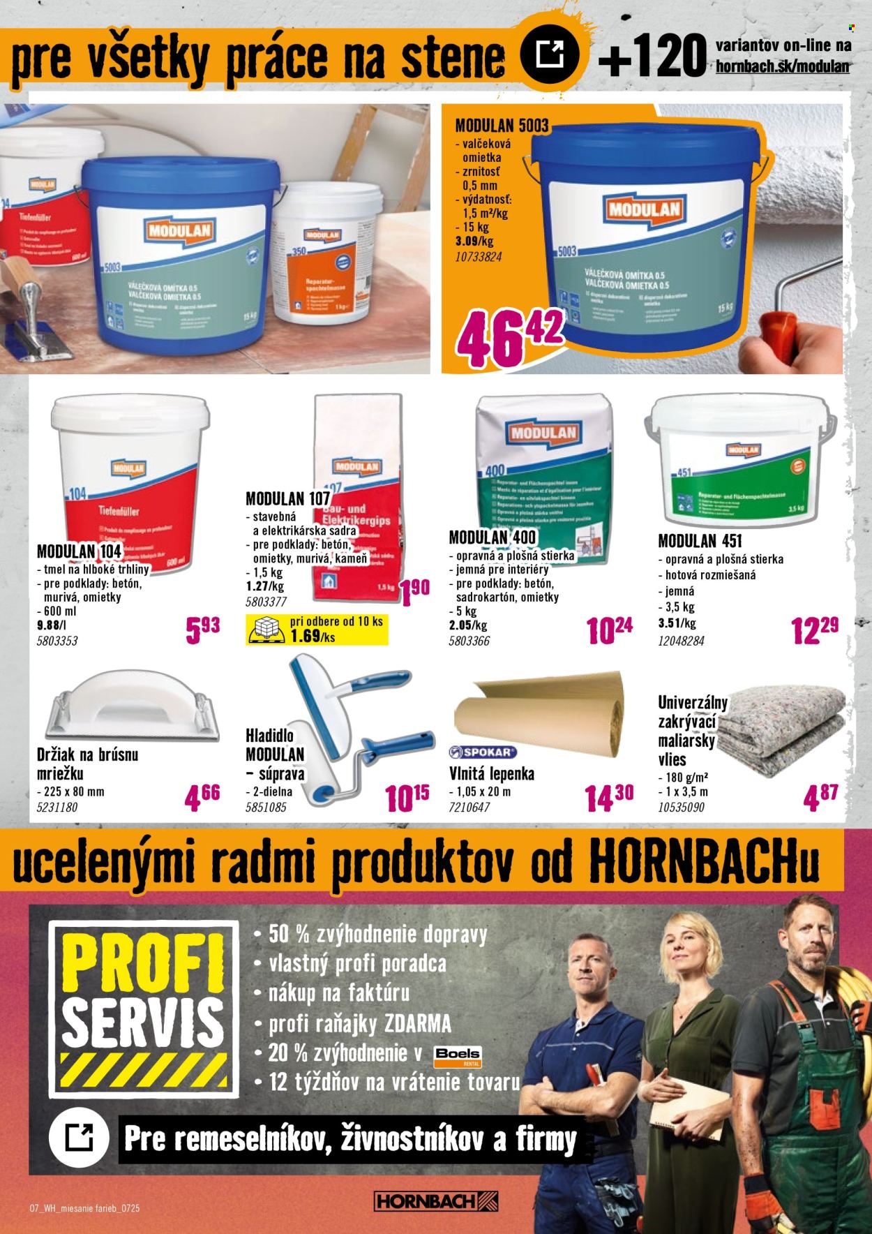 Leták Hornbach - 23.7.2025 - 6.8.2025. Strana 7
