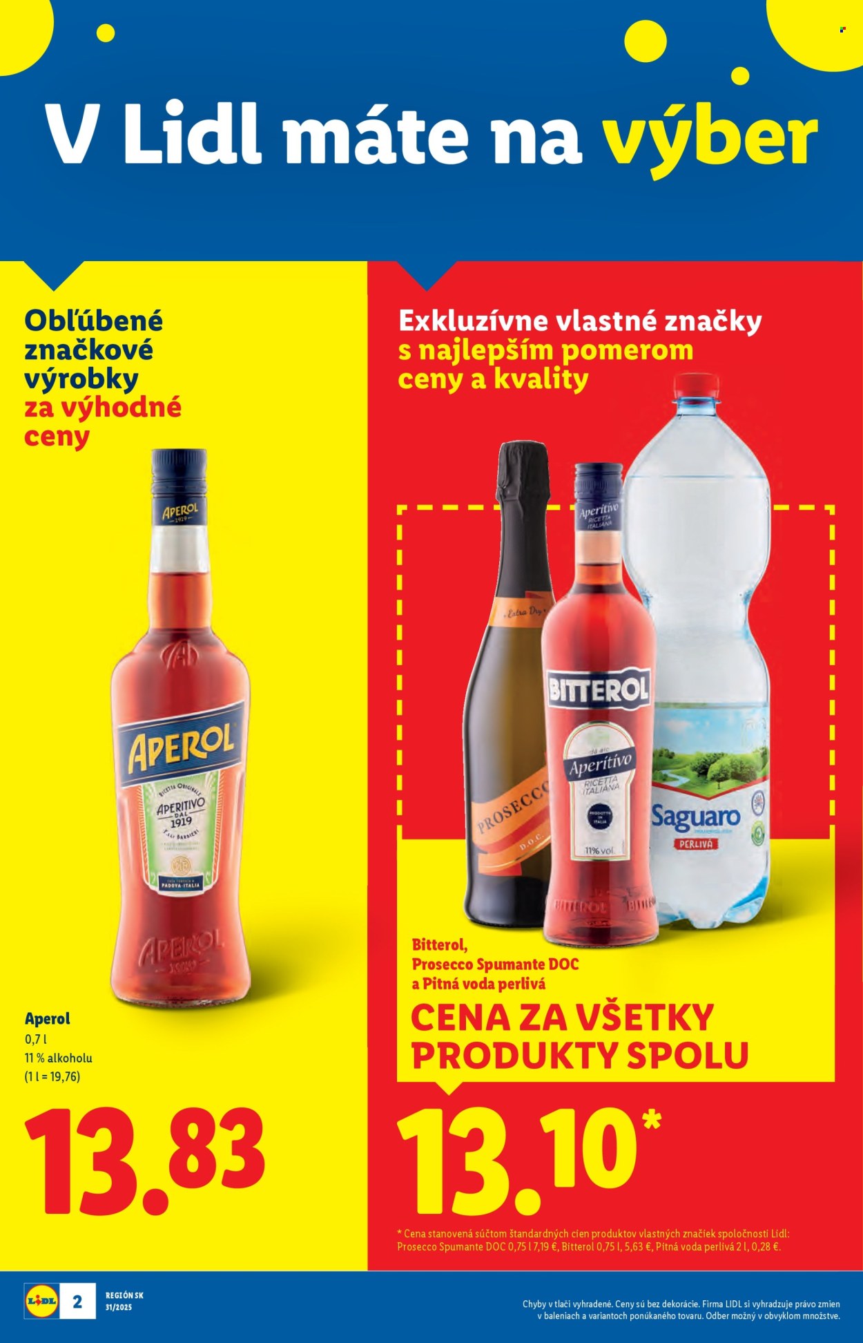 Leták Lidl - 28.7.2025 - 3.8.2025. Strana 2