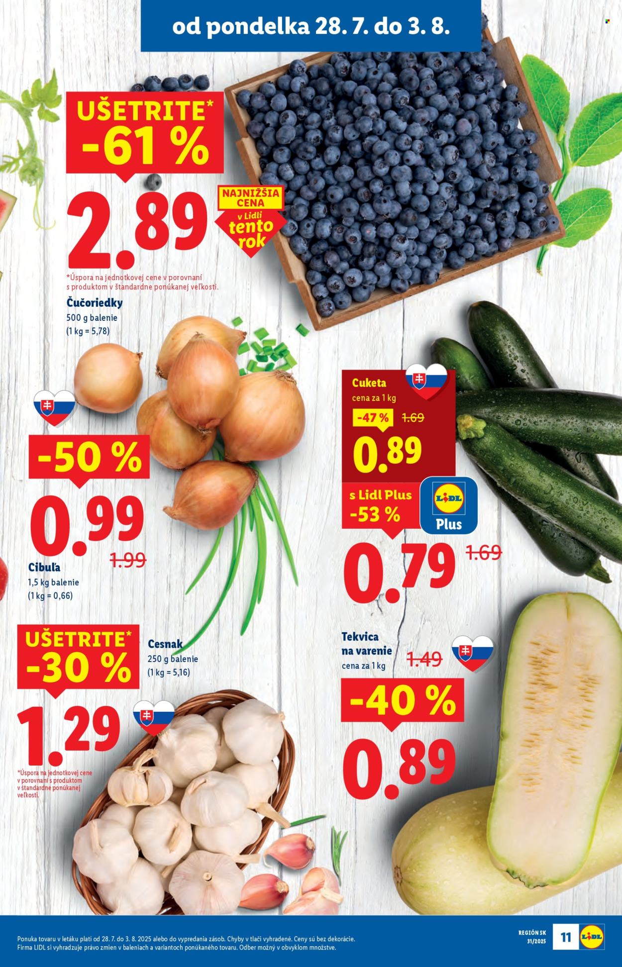Leták Lidl - 28.7.2025 - 3.8.2025. Strana 11