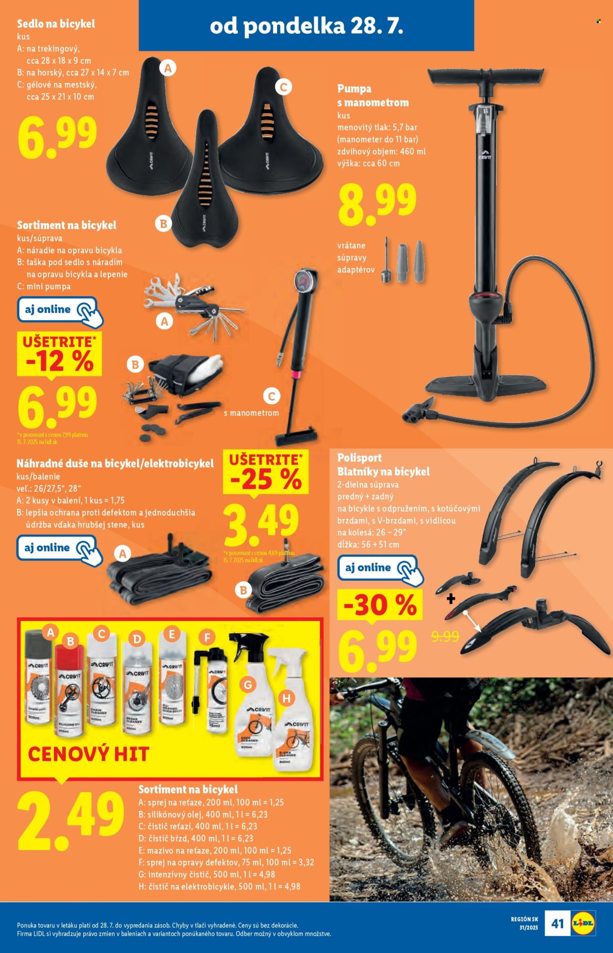 Leták Lidl - 28.7.2025 - 3.8.2025. Strana 47