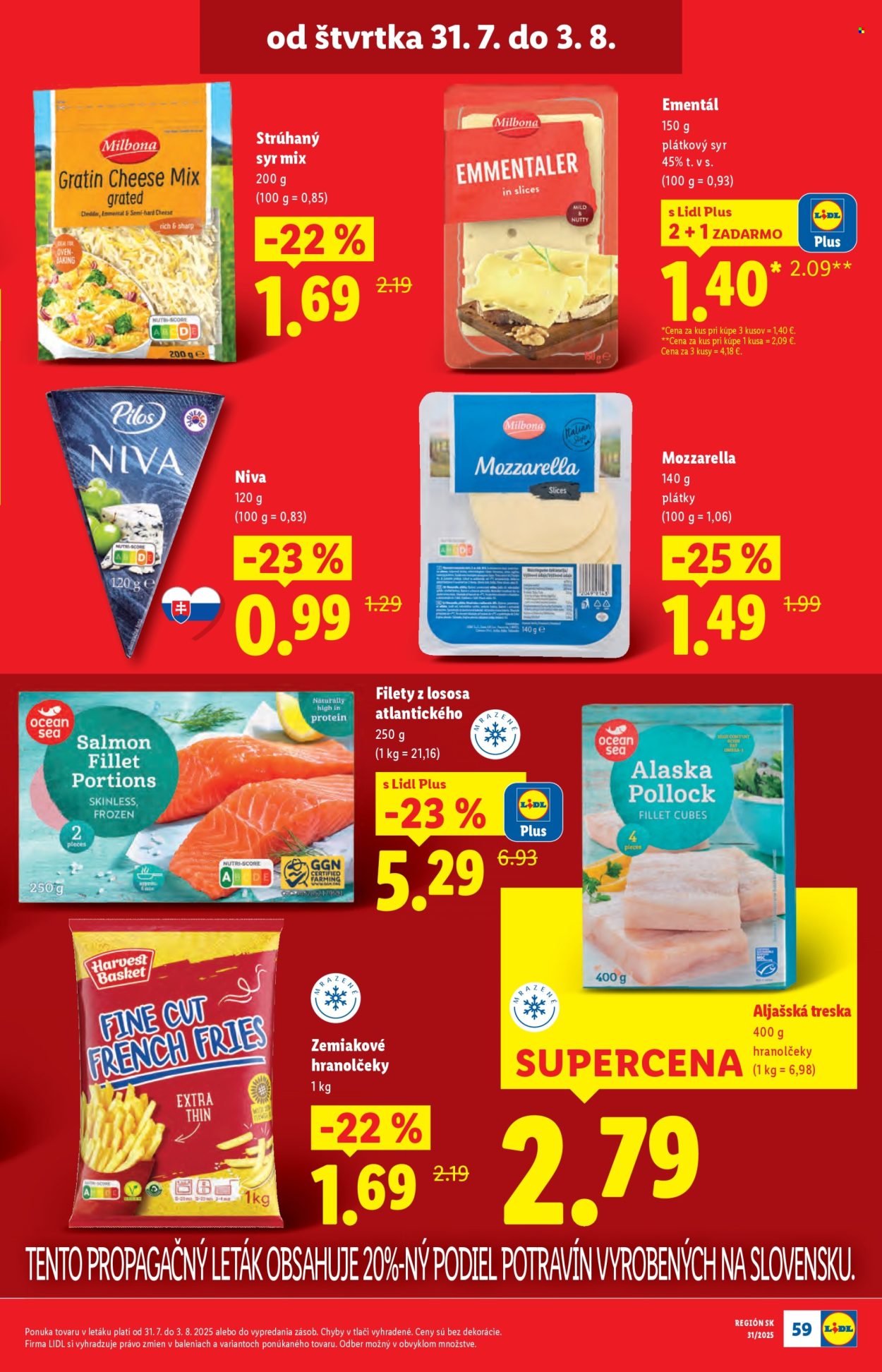 Leták Lidl - 28.7.2025 - 3.8.2025. Strana 57
