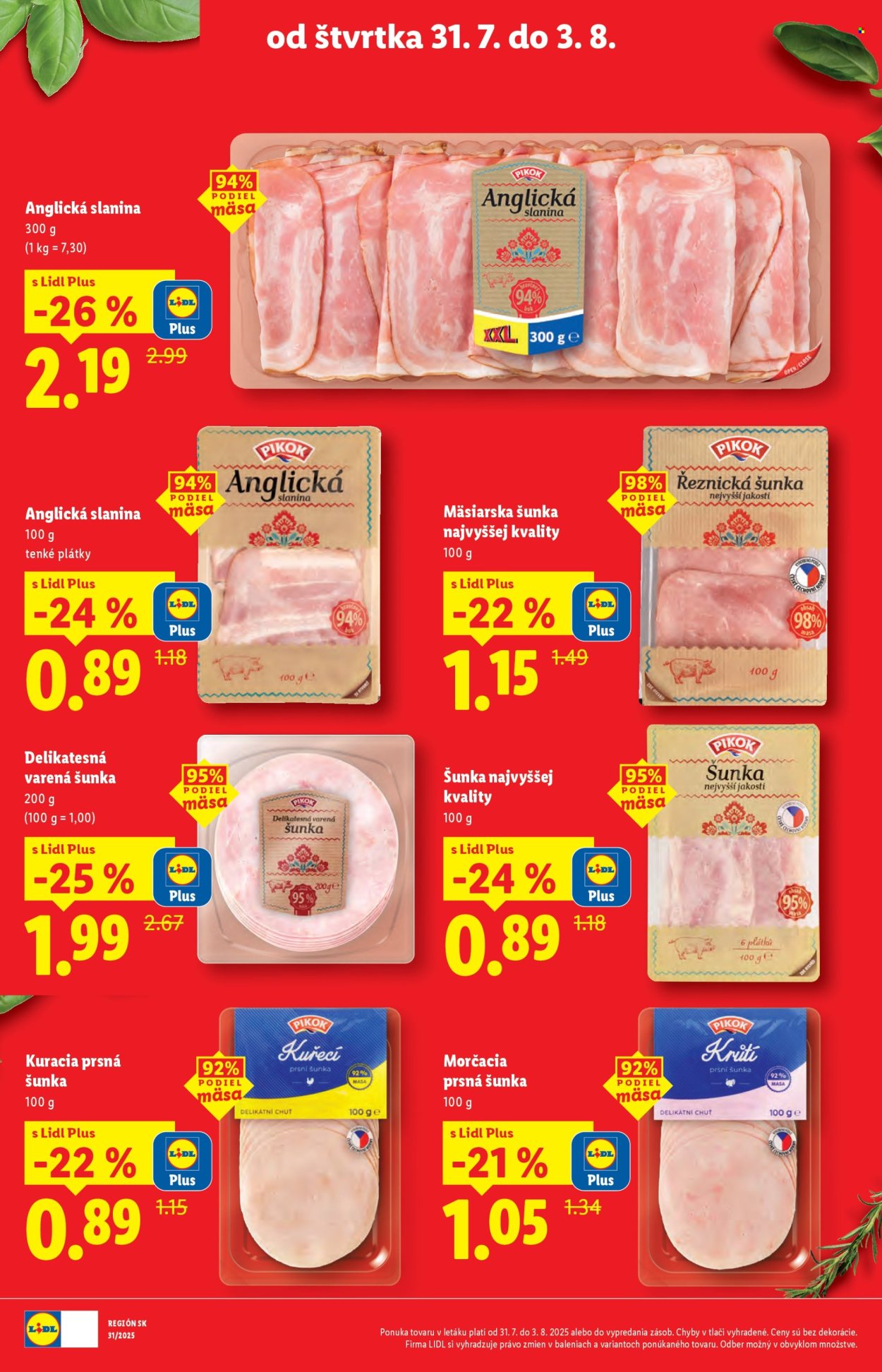 Leták Lidl - 28.7.2025 - 3.8.2025. Strana 66