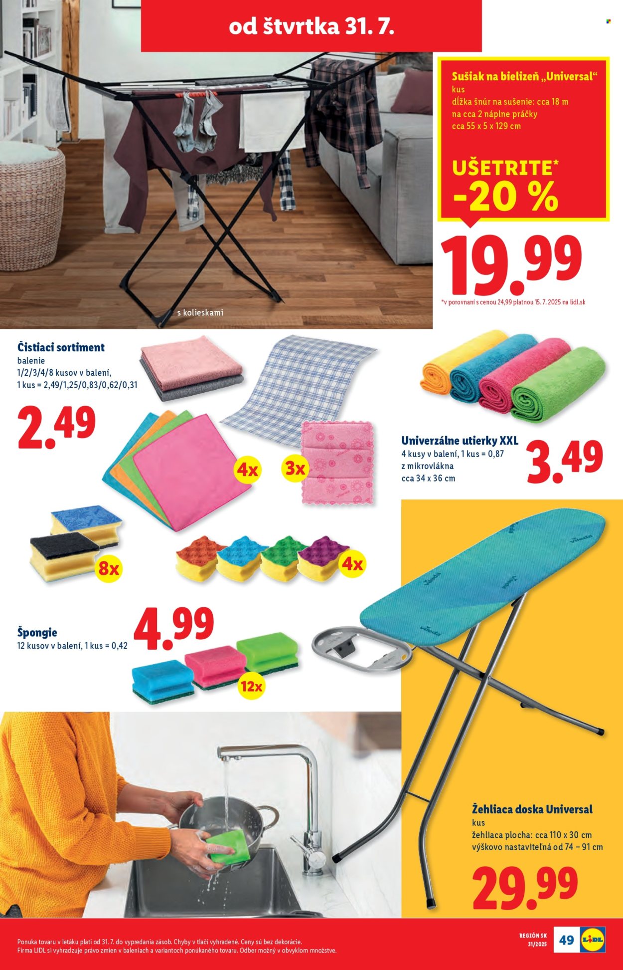 Leták Lidl - 28.7.2025 - 3.8.2025. Strana 73