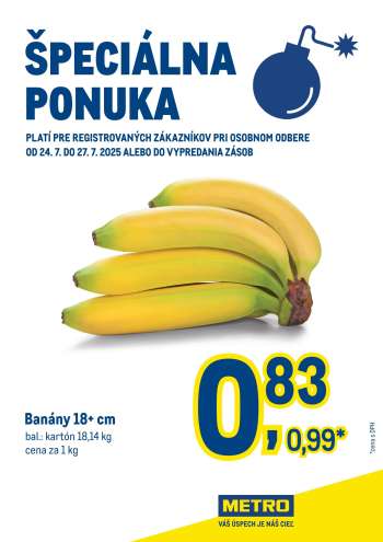 Leták Metro - 24.7.2025 - 27.7.2025.