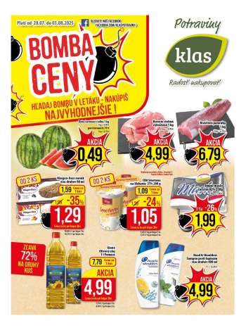 Leták Klas - 28.7.2025 - 3.8.2025.