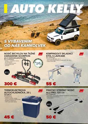Leták Auto Kelly - 29.7.2025 - 1.9.2025.
