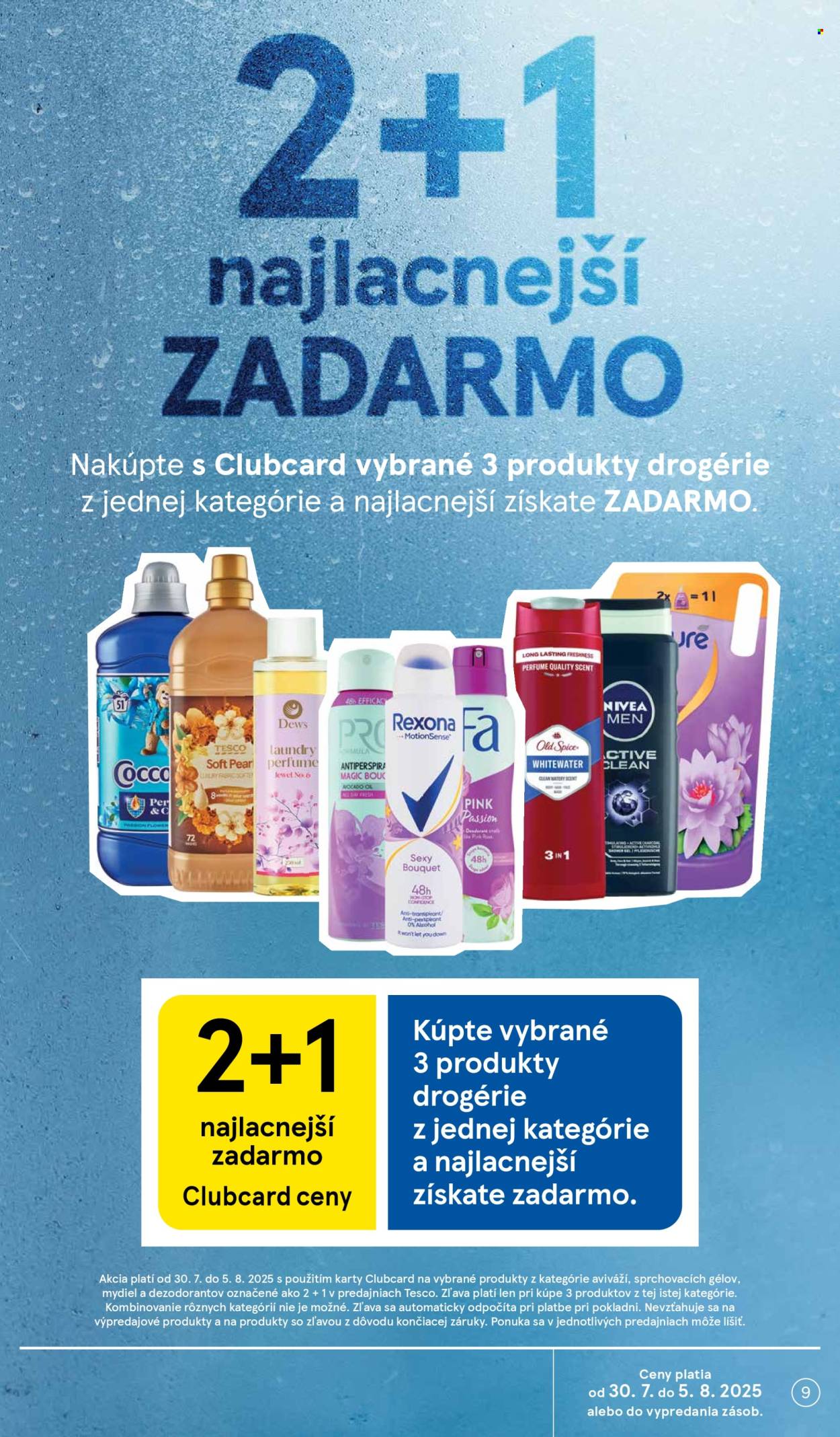 Leták TESCO - 30.7.2025 - 5.8.2025. Strana 9