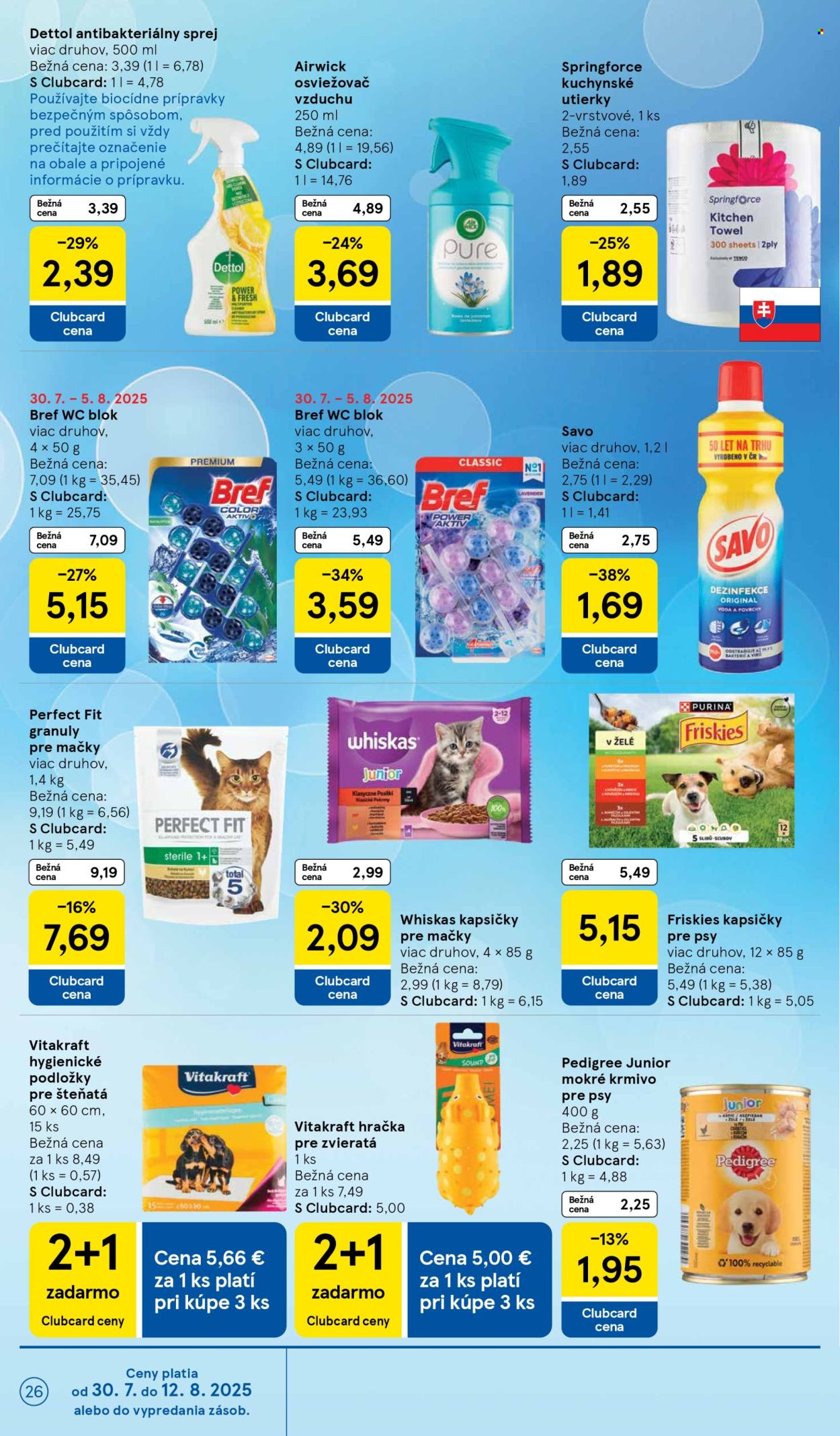 Leták TESCO - 30.7.2025 - 5.8.2025. Strana 26