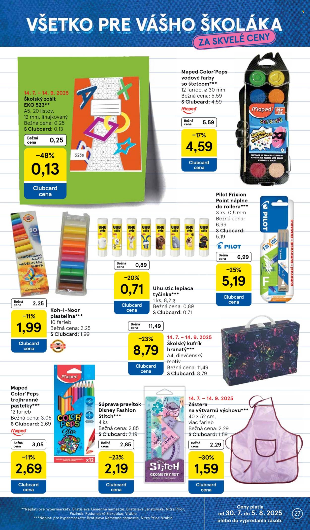Leták TESCO - 30.7.2025 - 5.8.2025. Strana 27