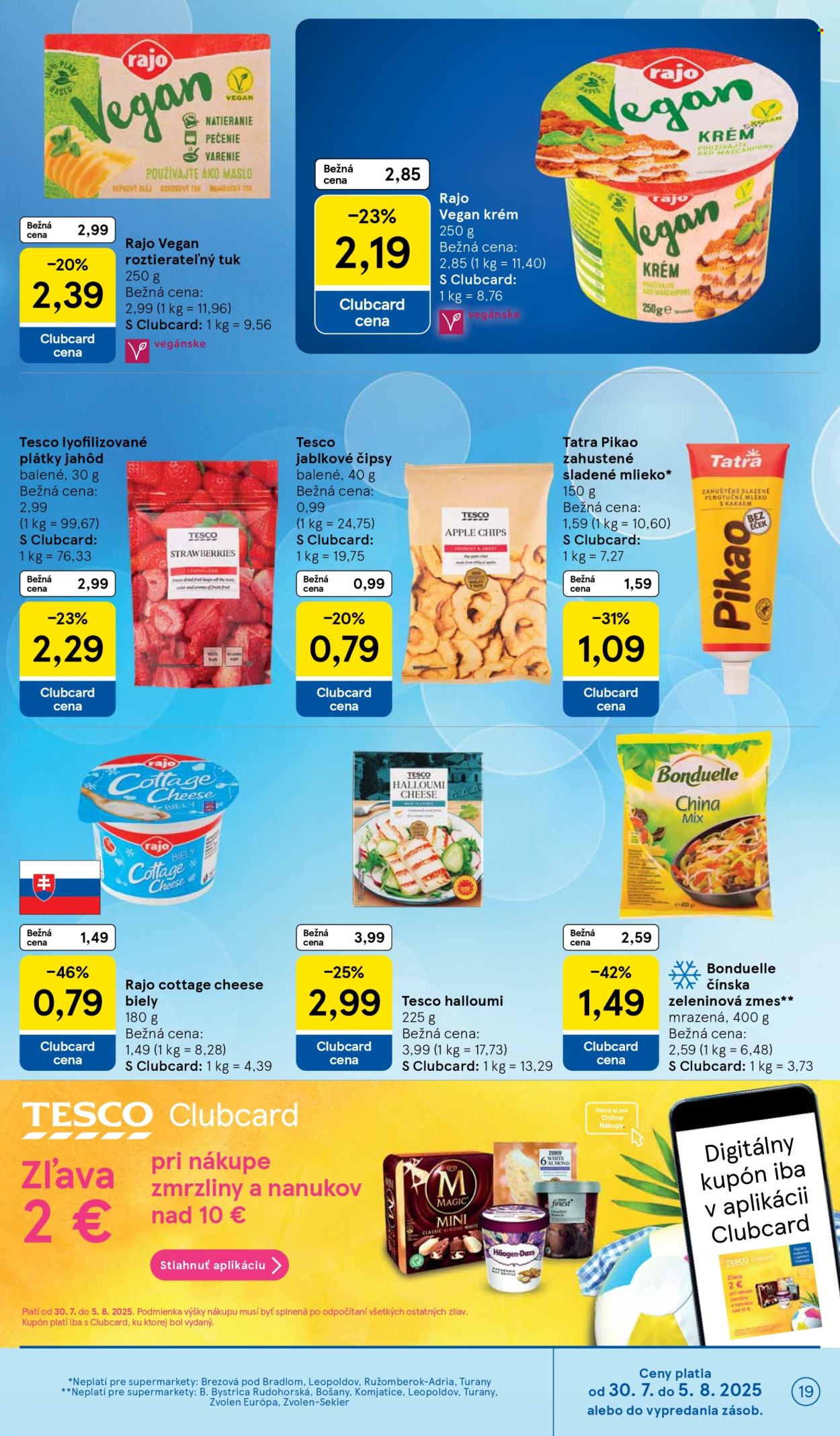 Leták TESCO supermarket - 30.7.2025 - 5.8.2025. Strana 19