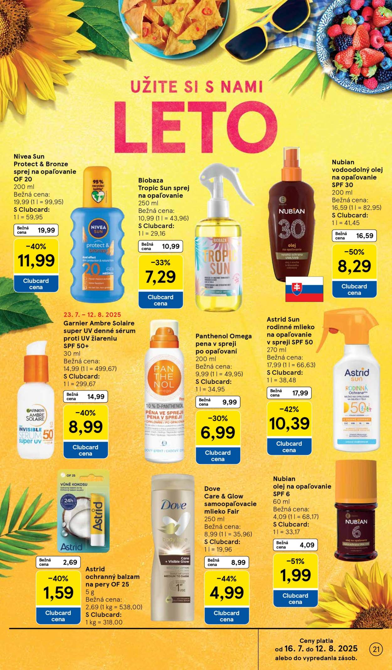Leták TESCO supermarket - 30.7.2025 - 5.8.2025. Strana 21