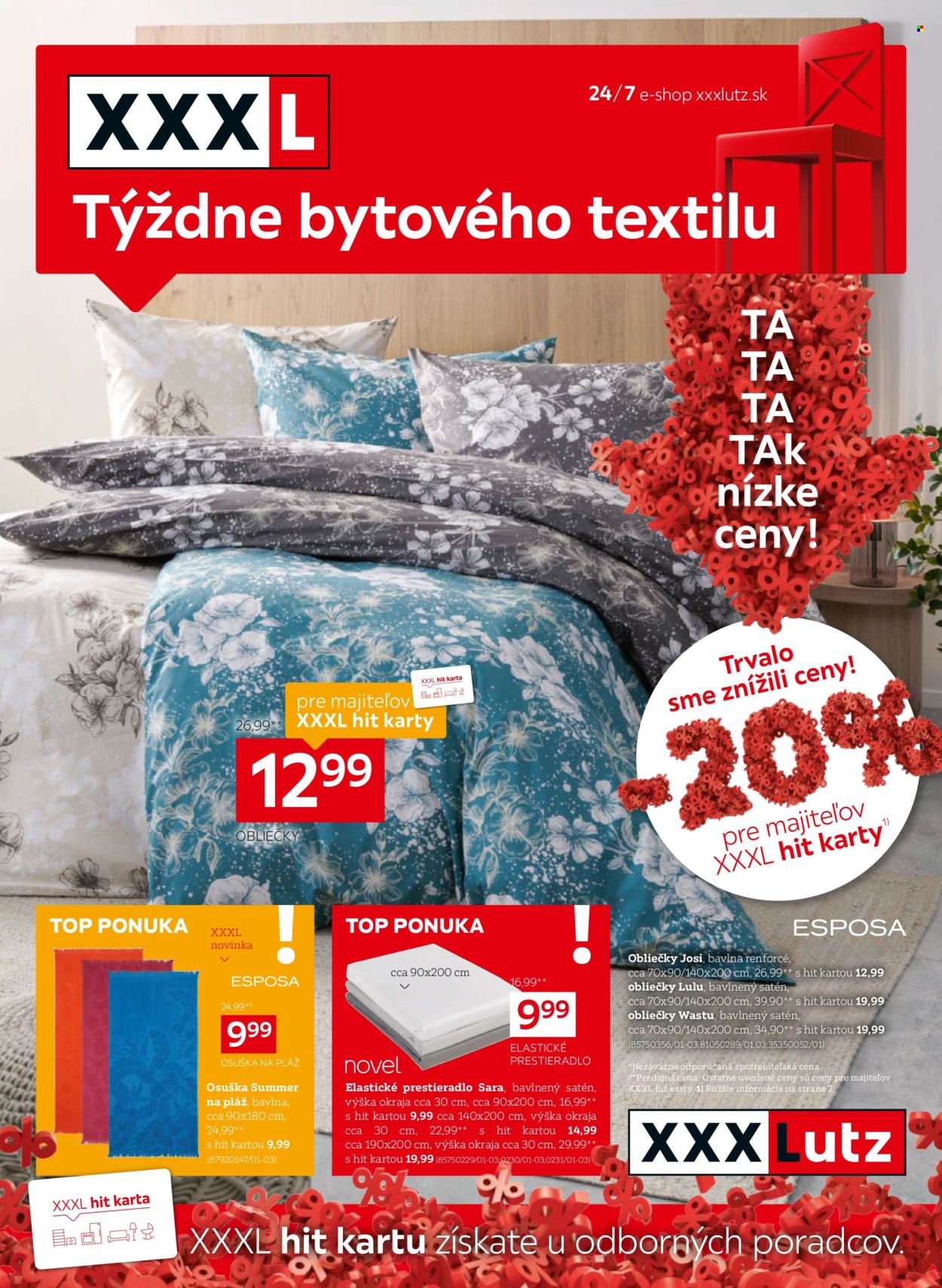 Leták XXXLutz - 28.7.2025 - 24.8.2025. Strana 1