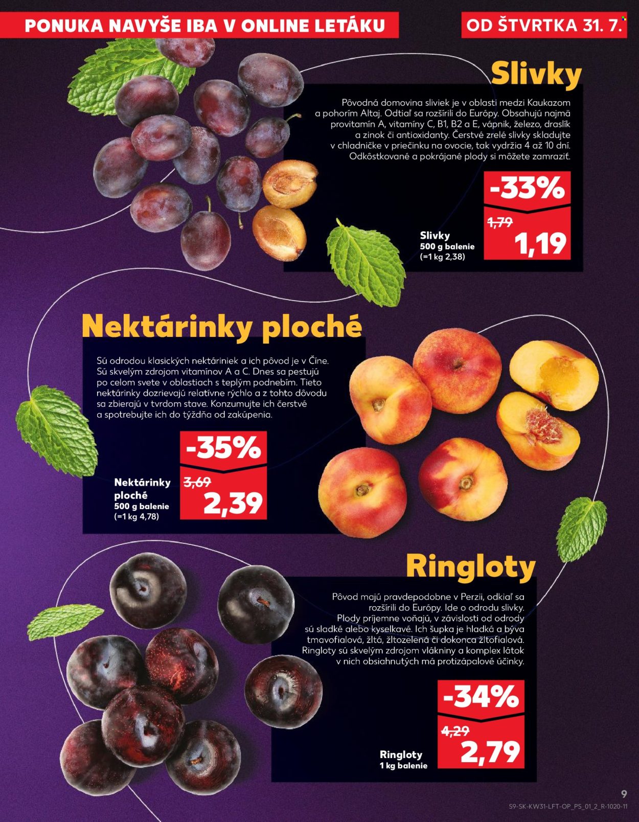 Leták Kaufland - 31.7.2025 - 6.8.2025. Strana 9