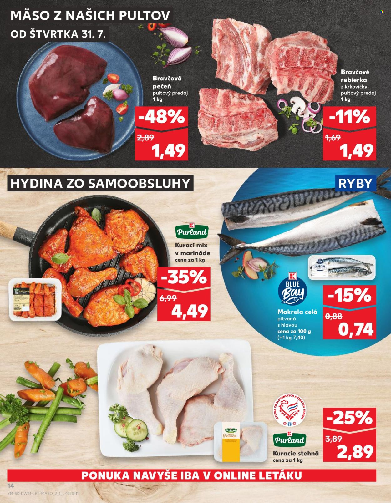 Leták Kaufland - 31.7.2025 - 6.8.2025. Strana 14