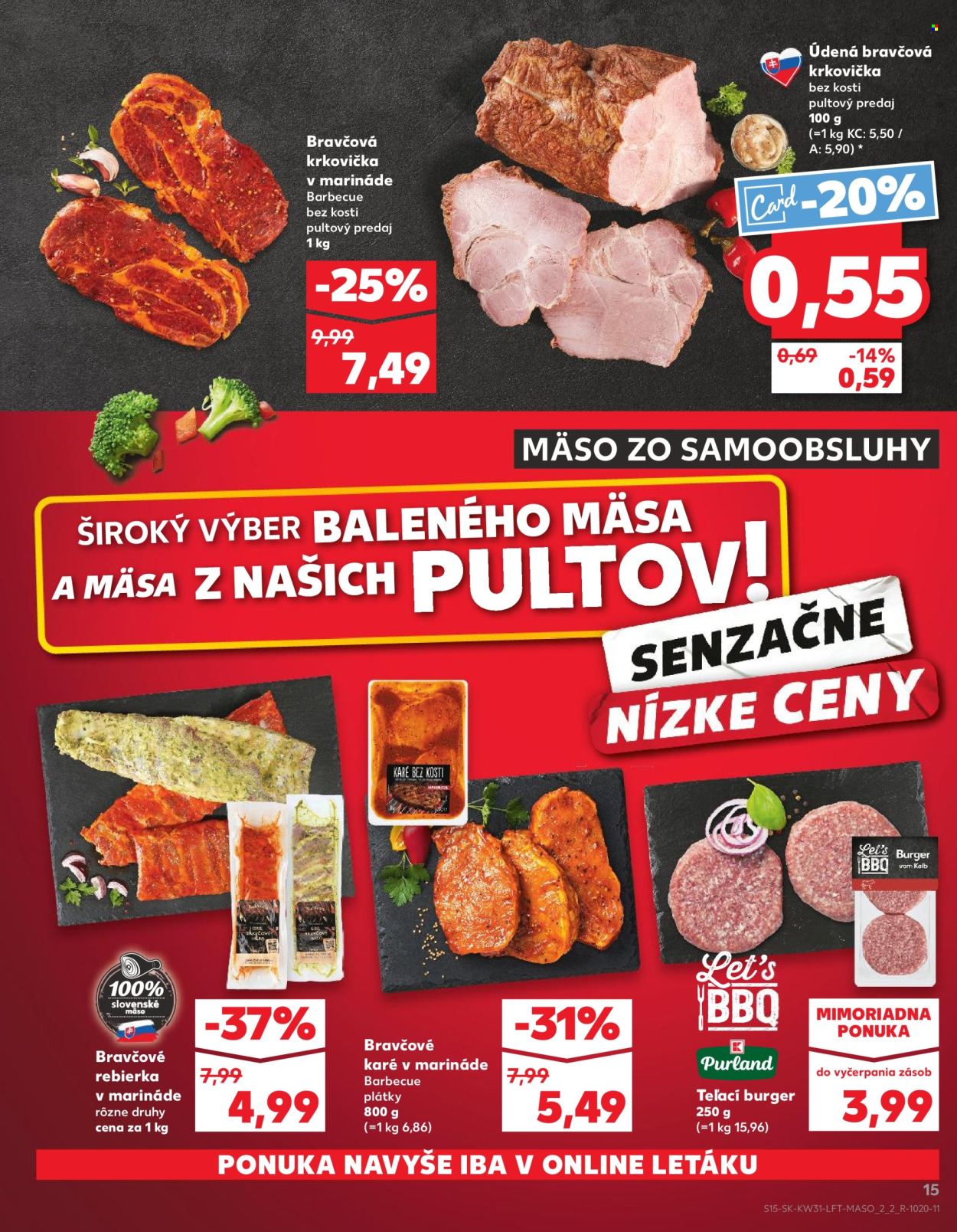 Leták Kaufland - 31.7.2025 - 6.8.2025. Strana 15