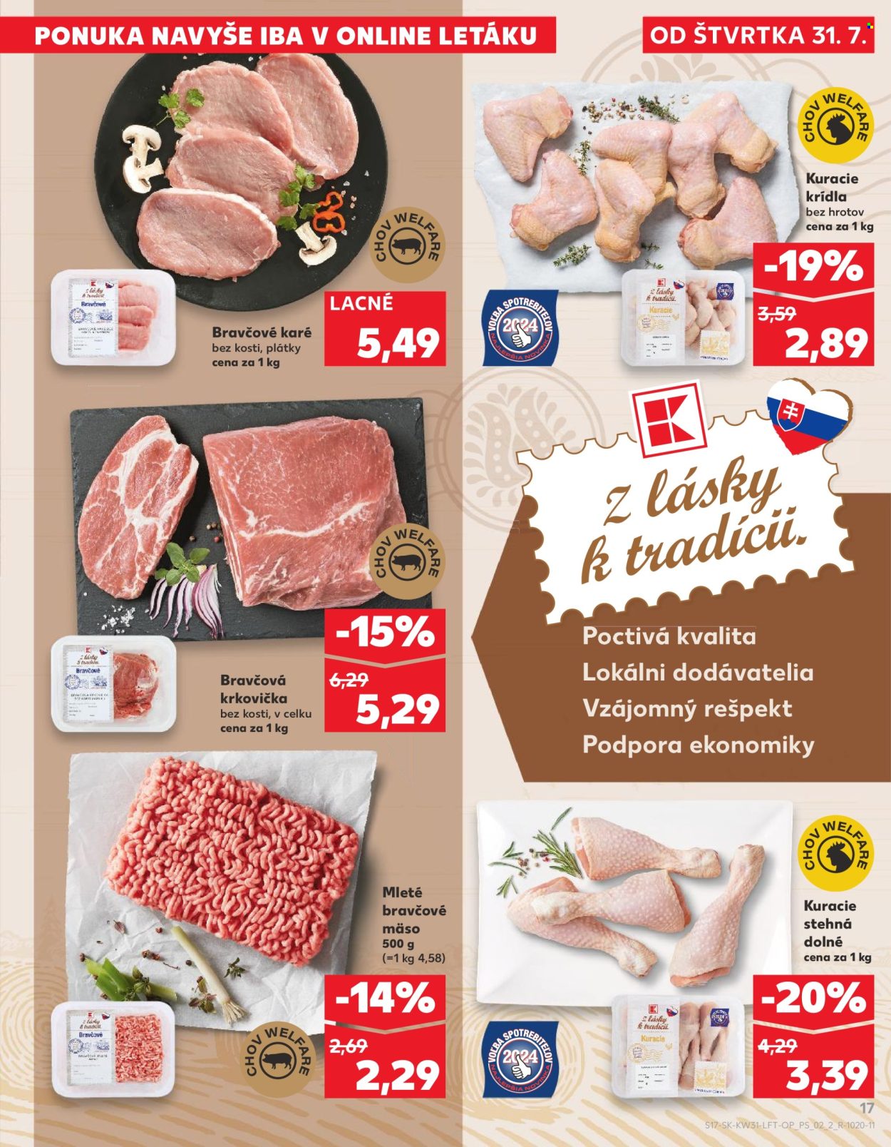 Leták Kaufland - 31.7.2025 - 6.8.2025. Strana 17