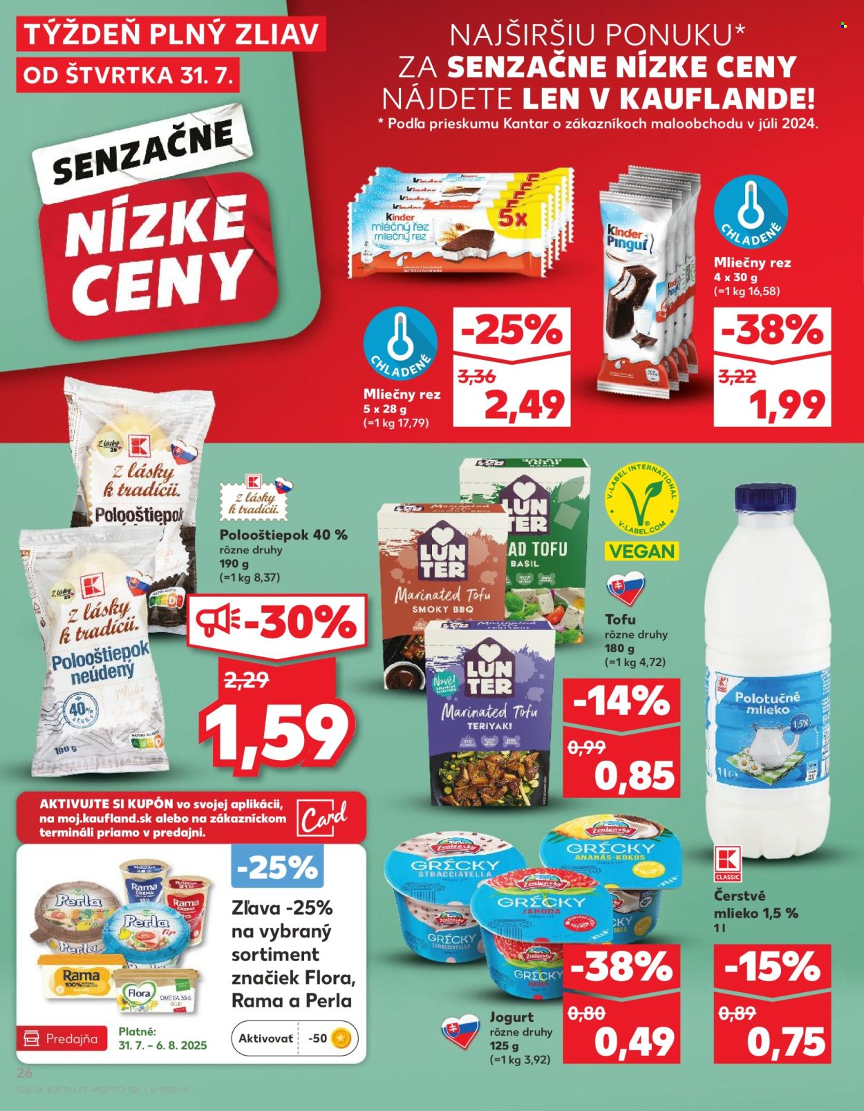 Leták Kaufland - 31.7.2025 - 6.8.2025. Strana 26