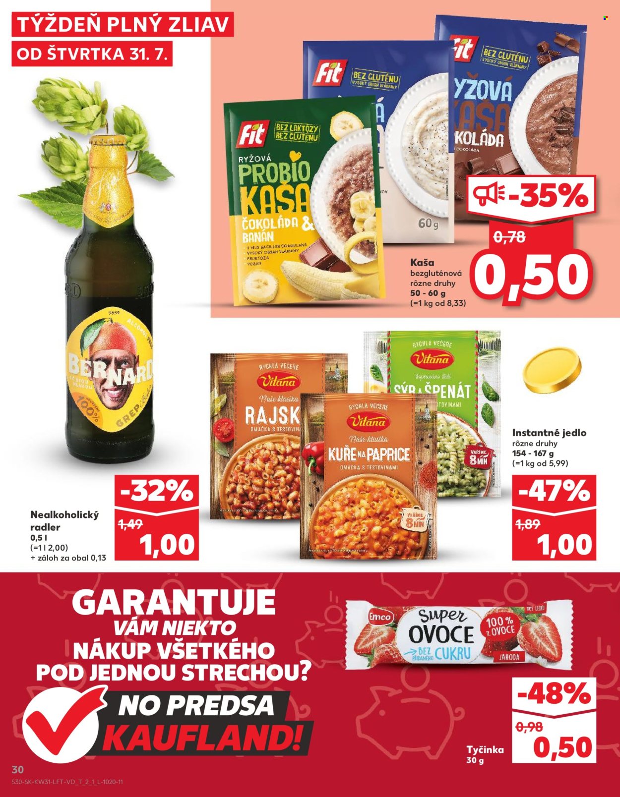 Leták Kaufland - 31.7.2025 - 6.8.2025. Strana 30
