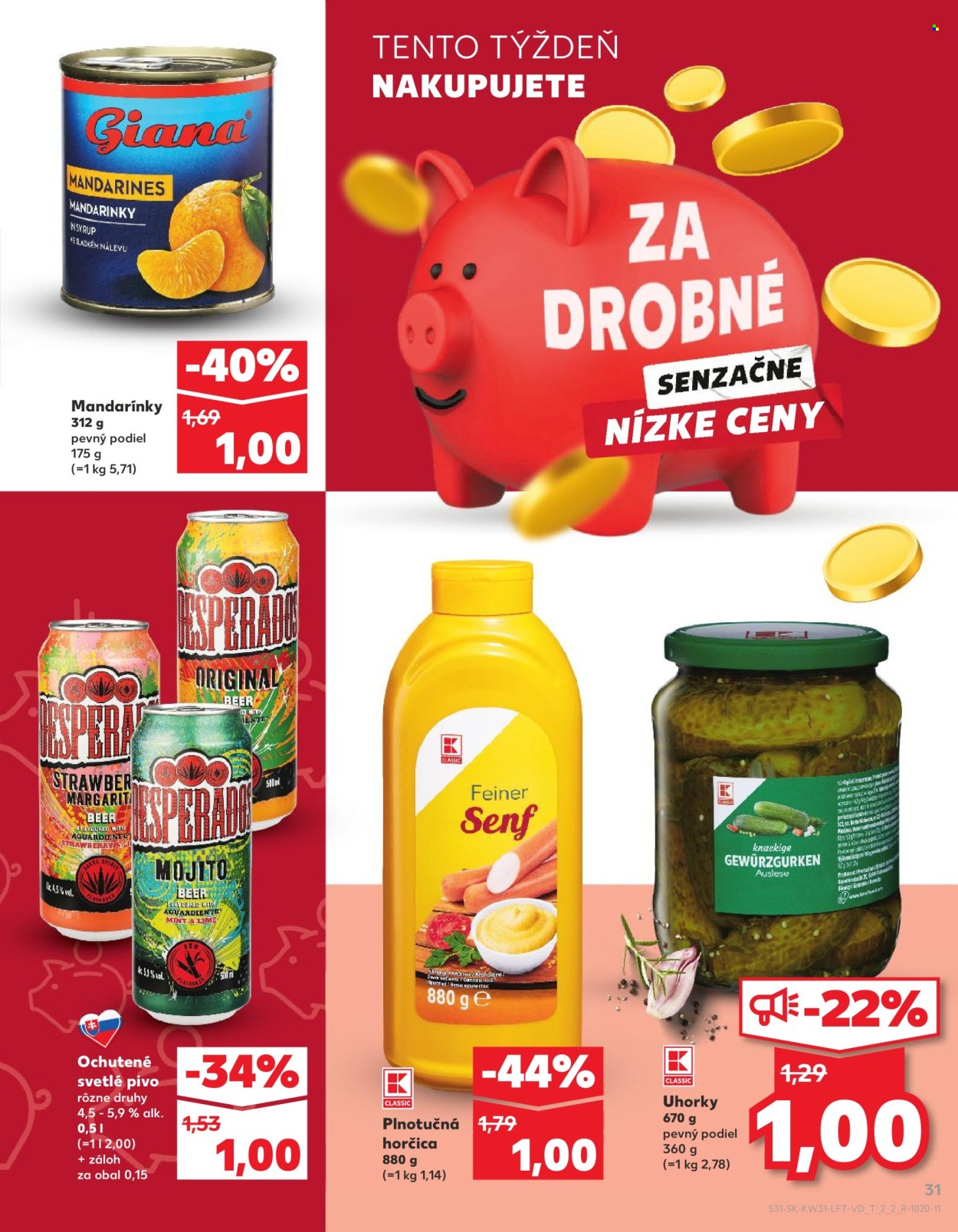 Leták Kaufland - 31.7.2025 - 6.8.2025. Strana 31