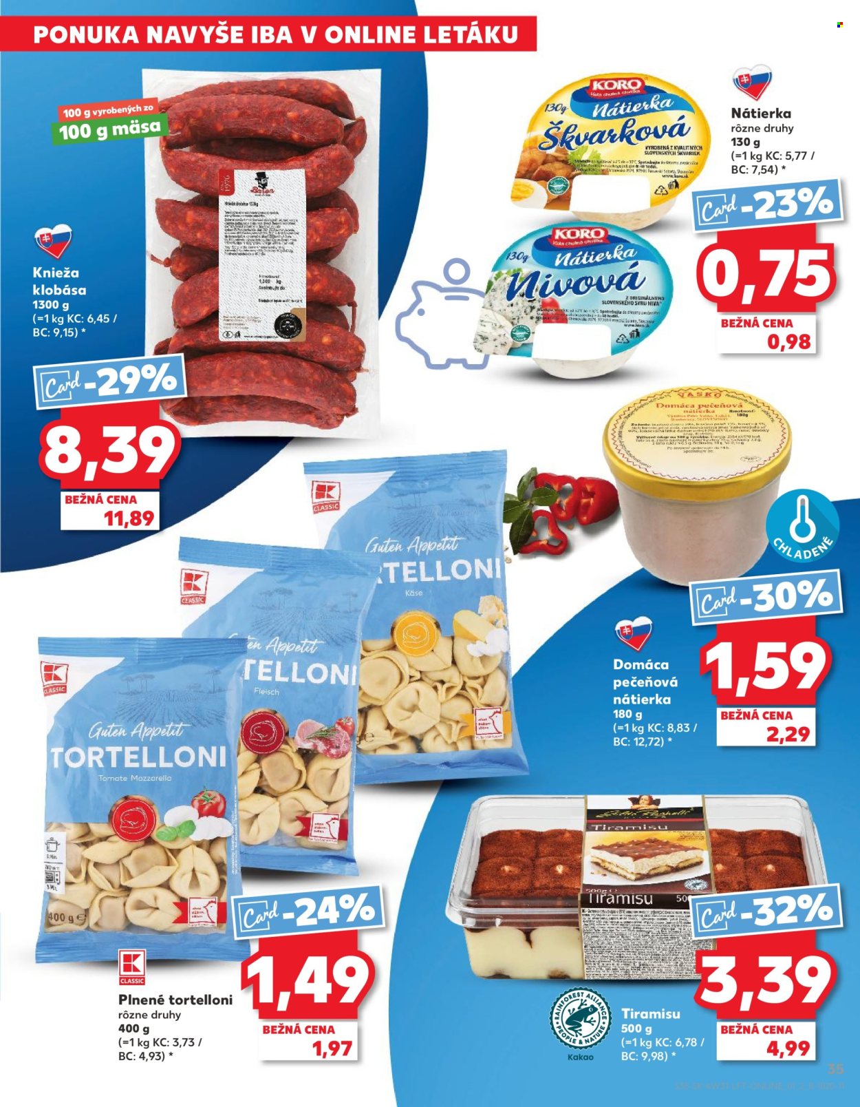 Leták Kaufland - 31.7.2025 - 6.8.2025. Strana 35