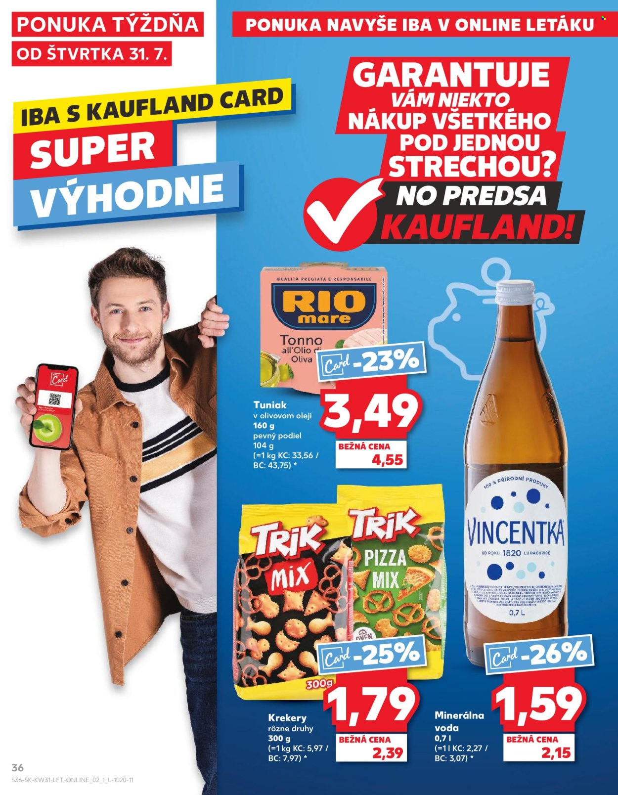 Leták Kaufland - 31.7.2025 - 6.8.2025. Strana 36