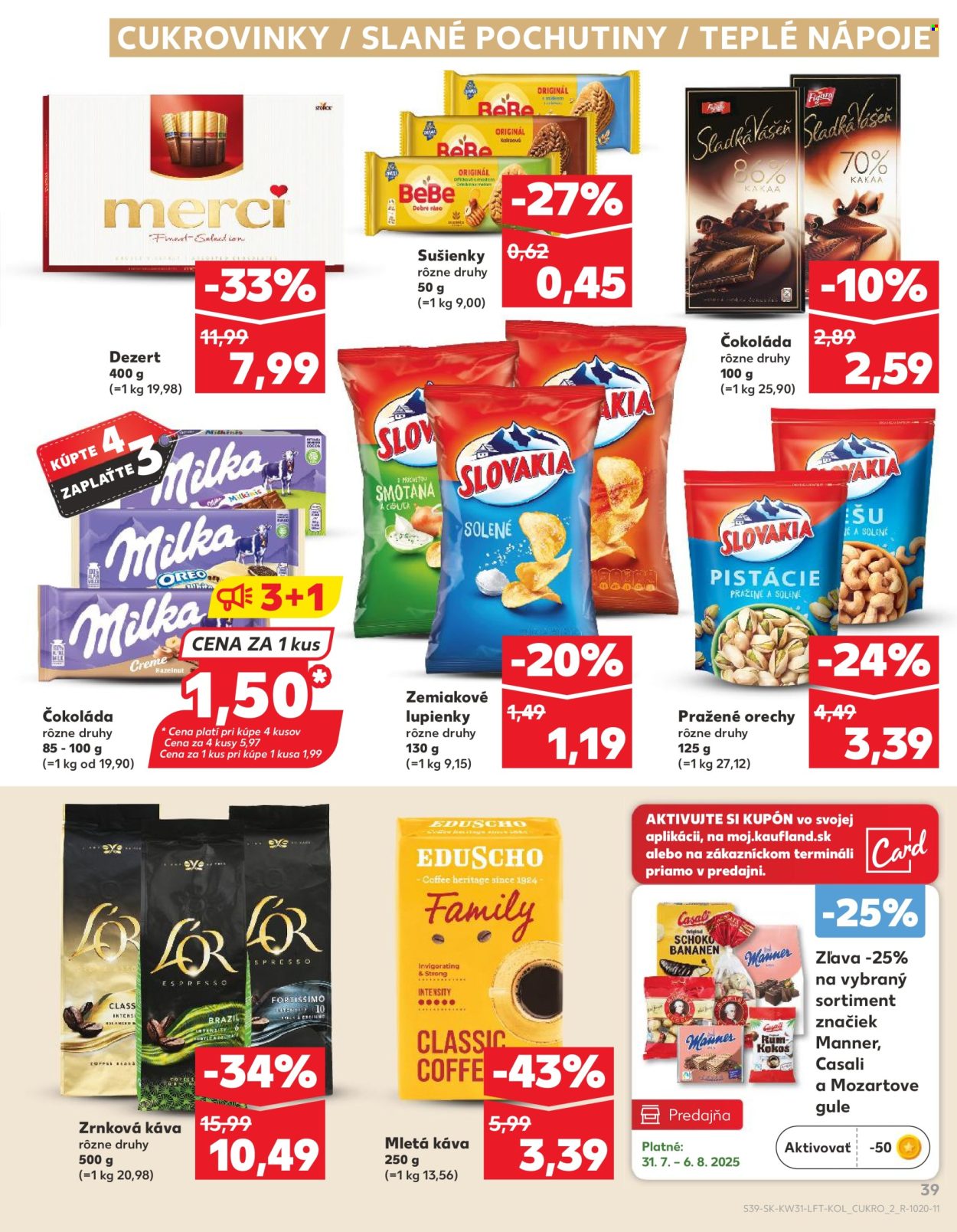 Leták Kaufland - 31.7.2025 - 6.8.2025. Strana 39