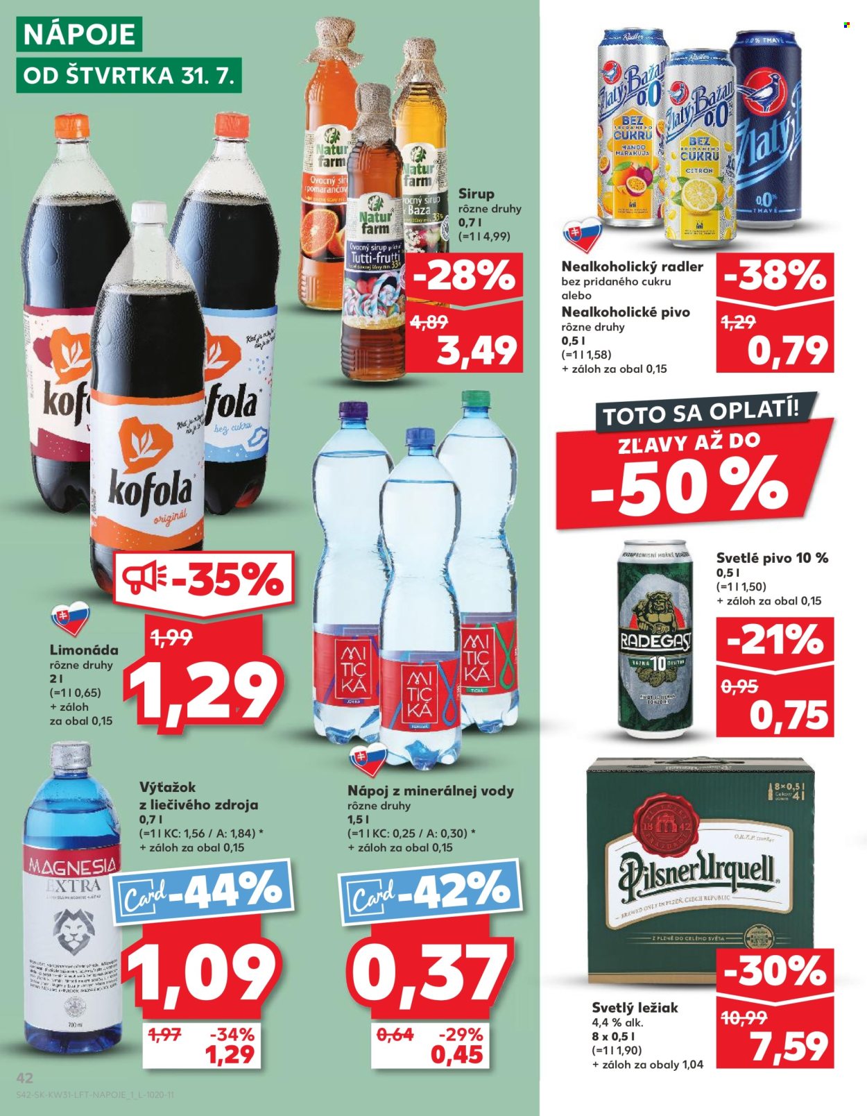 Leták Kaufland - 31.7.2025 - 6.8.2025. Strana 42