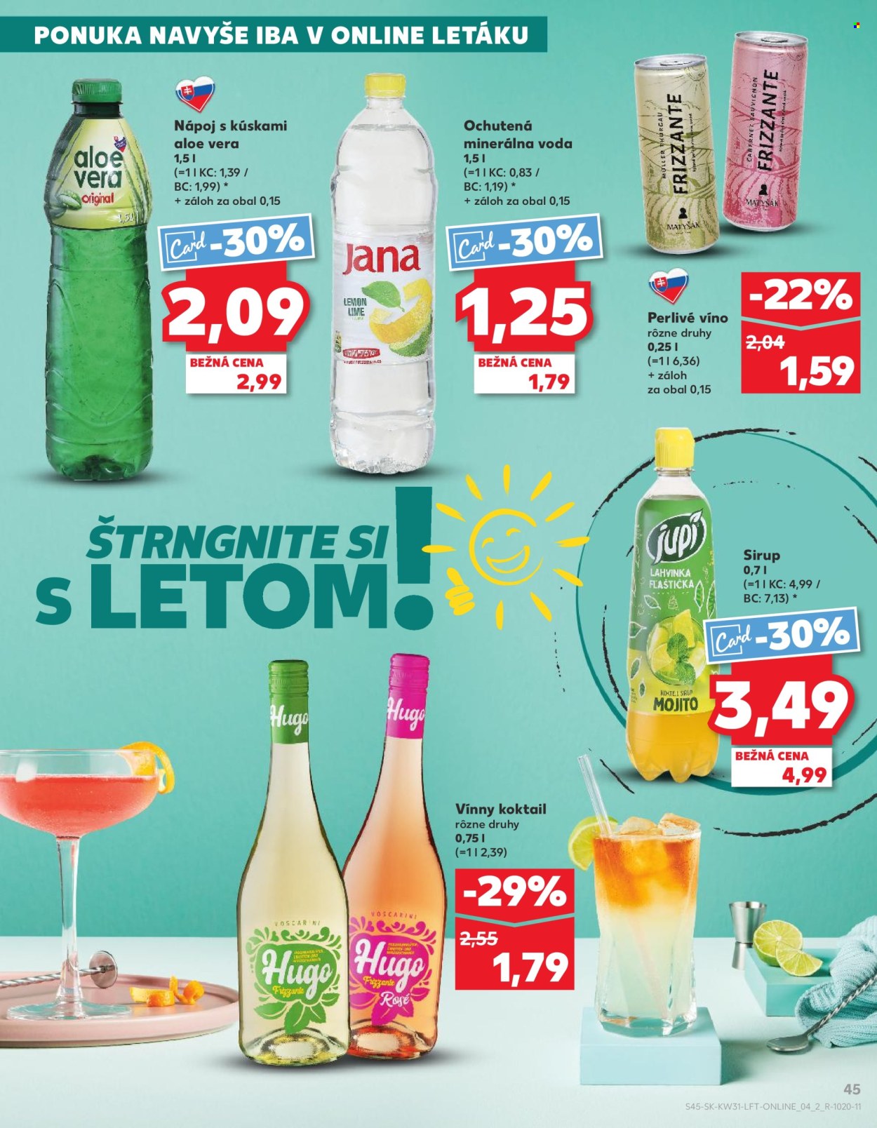 Leták Kaufland - 31.7.2025 - 6.8.2025. Strana 45
