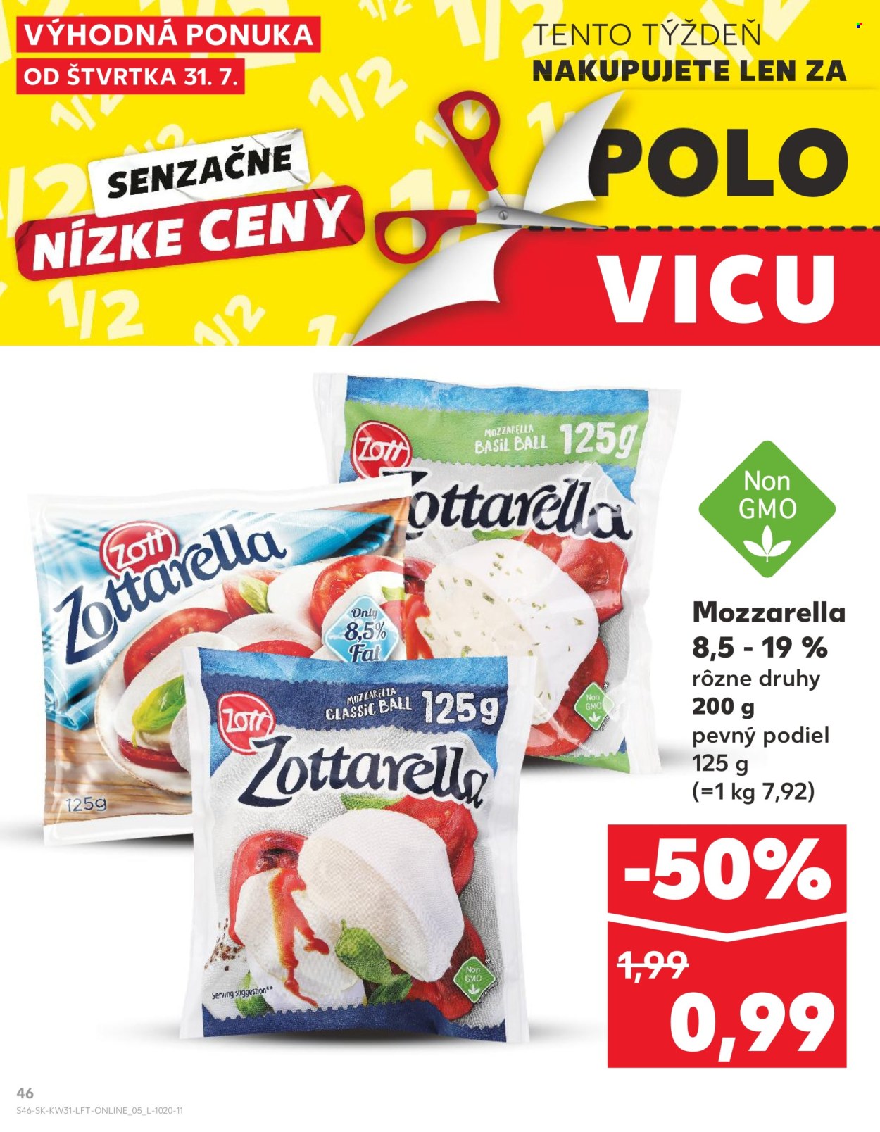 Leták Kaufland - 31.7.2025 - 6.8.2025. Strana 46