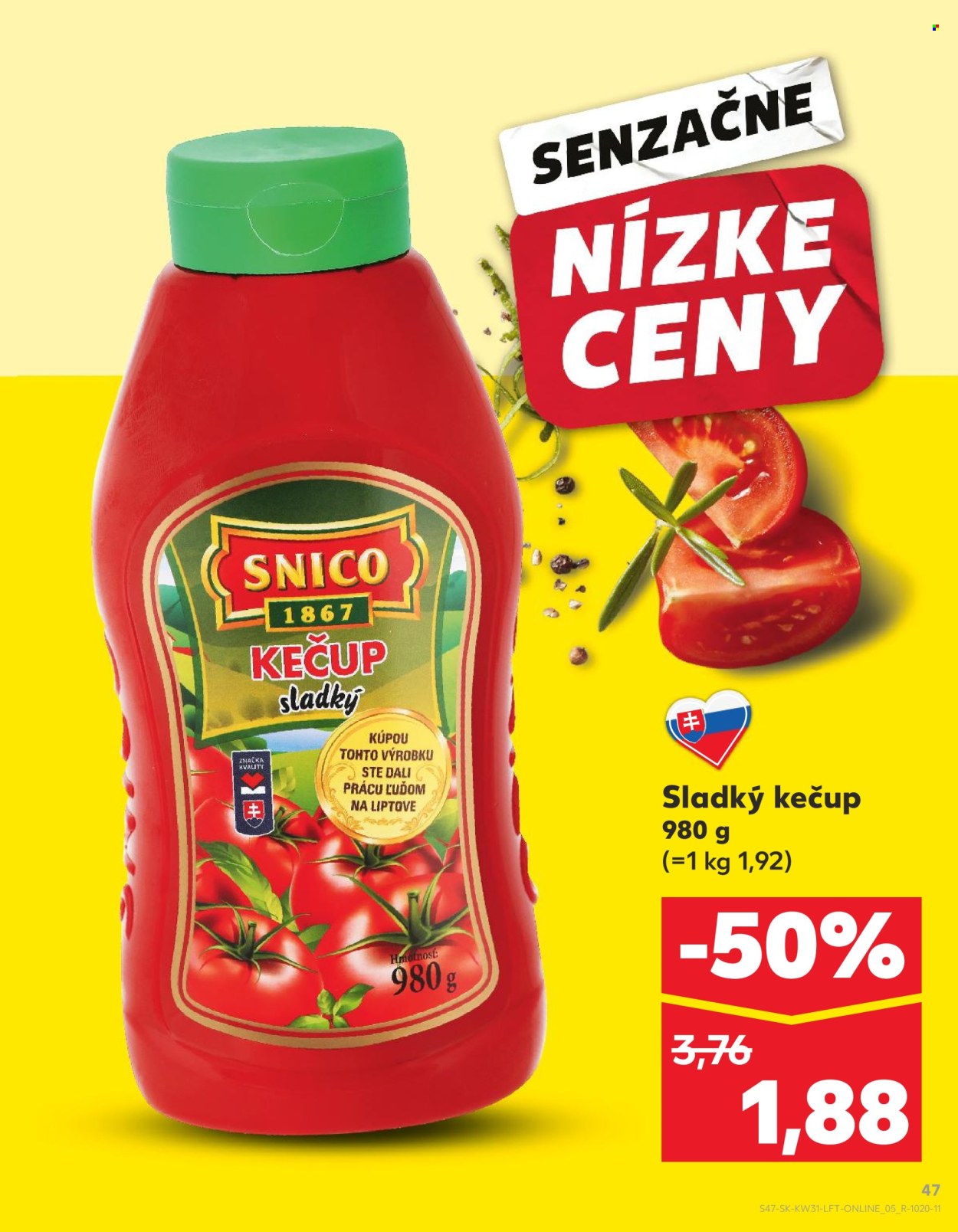 Leták Kaufland - 31.7.2025 - 6.8.2025. Strana 47