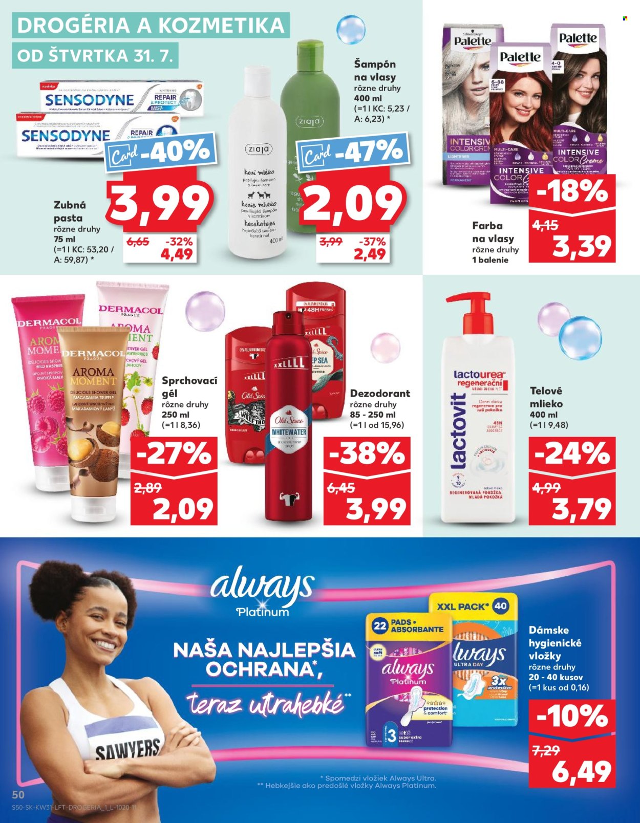 Leták Kaufland - 31.7.2025 - 6.8.2025. Strana 50