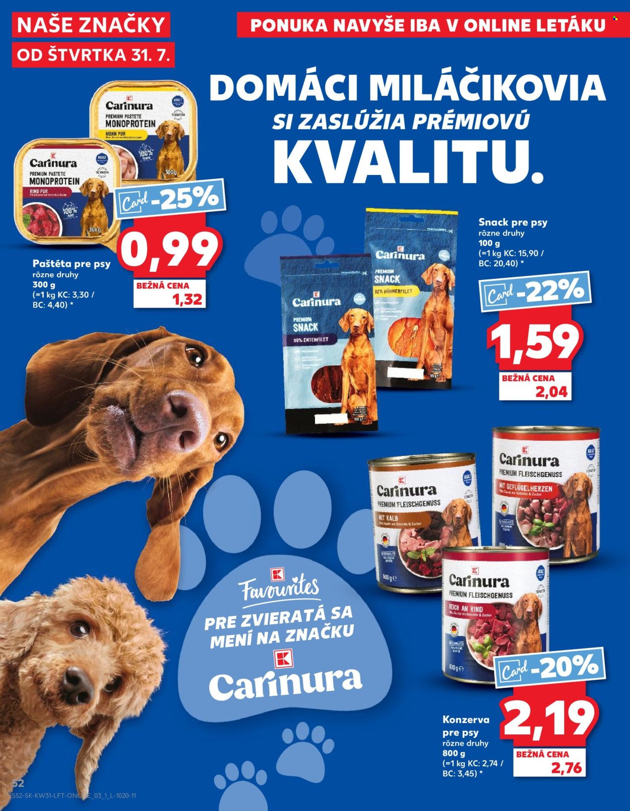 Leták Kaufland - 31.7.2025 - 6.8.2025. Strana 52
