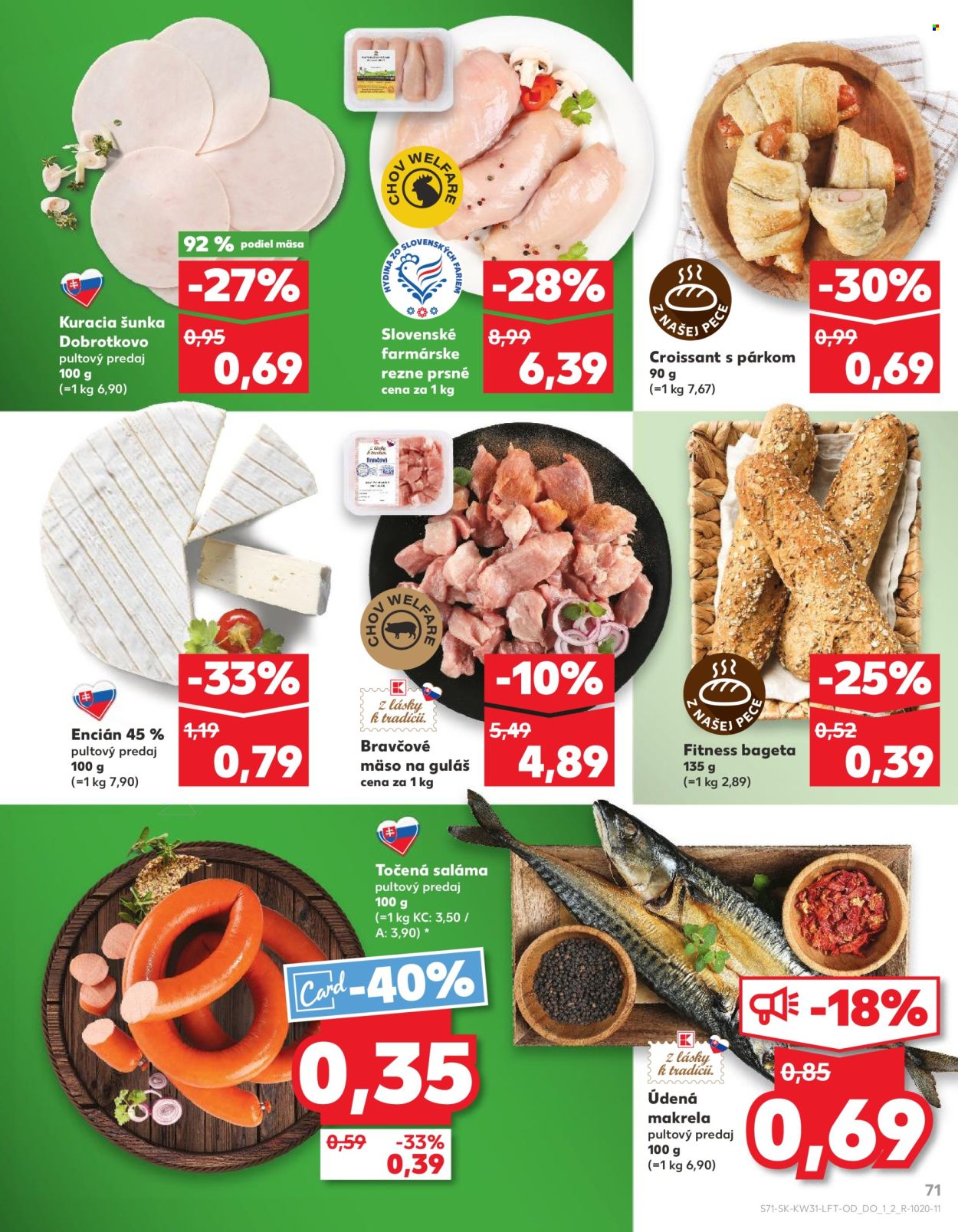 Leták Kaufland - 31.7.2025 - 6.8.2025. Strana 71