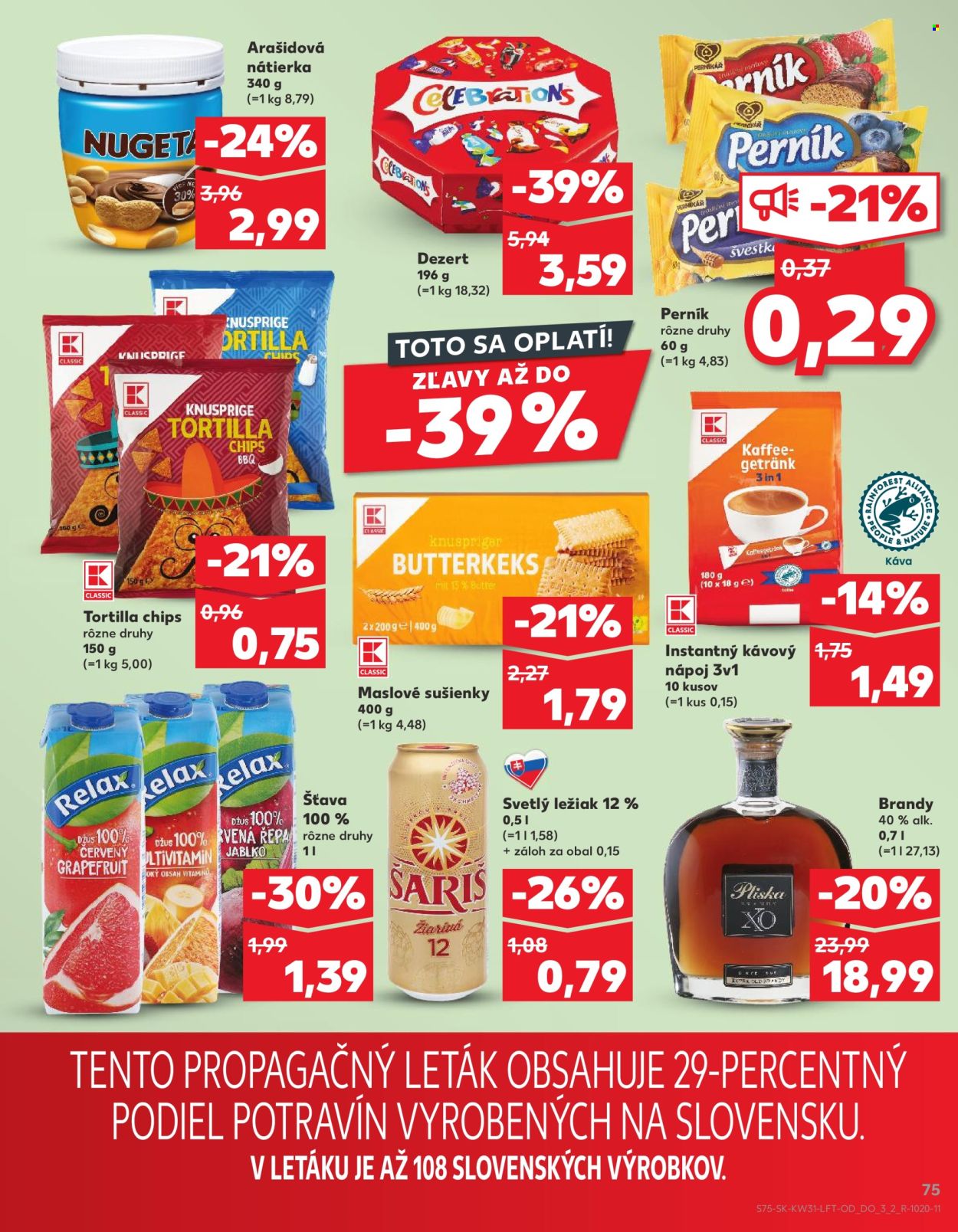 Leták Kaufland - 31.7.2025 - 6.8.2025. Strana 75