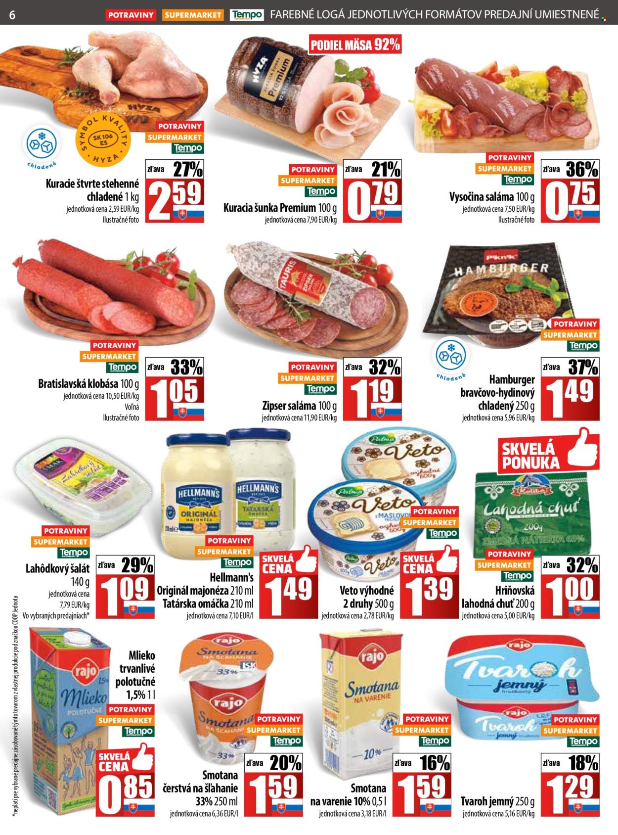 Leták COOP Jednota - 31.7.2025 - 6.8.2025. Strana 6