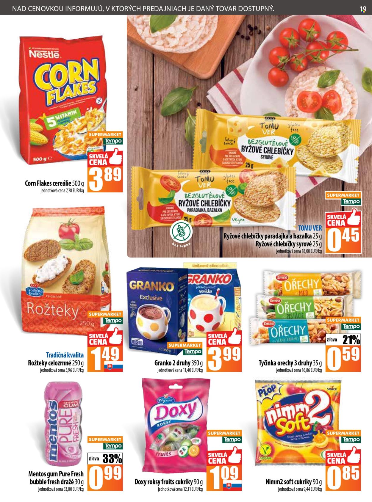 Leták COOP Jednota - 31.7.2025 - 6.8.2025. Strana 19