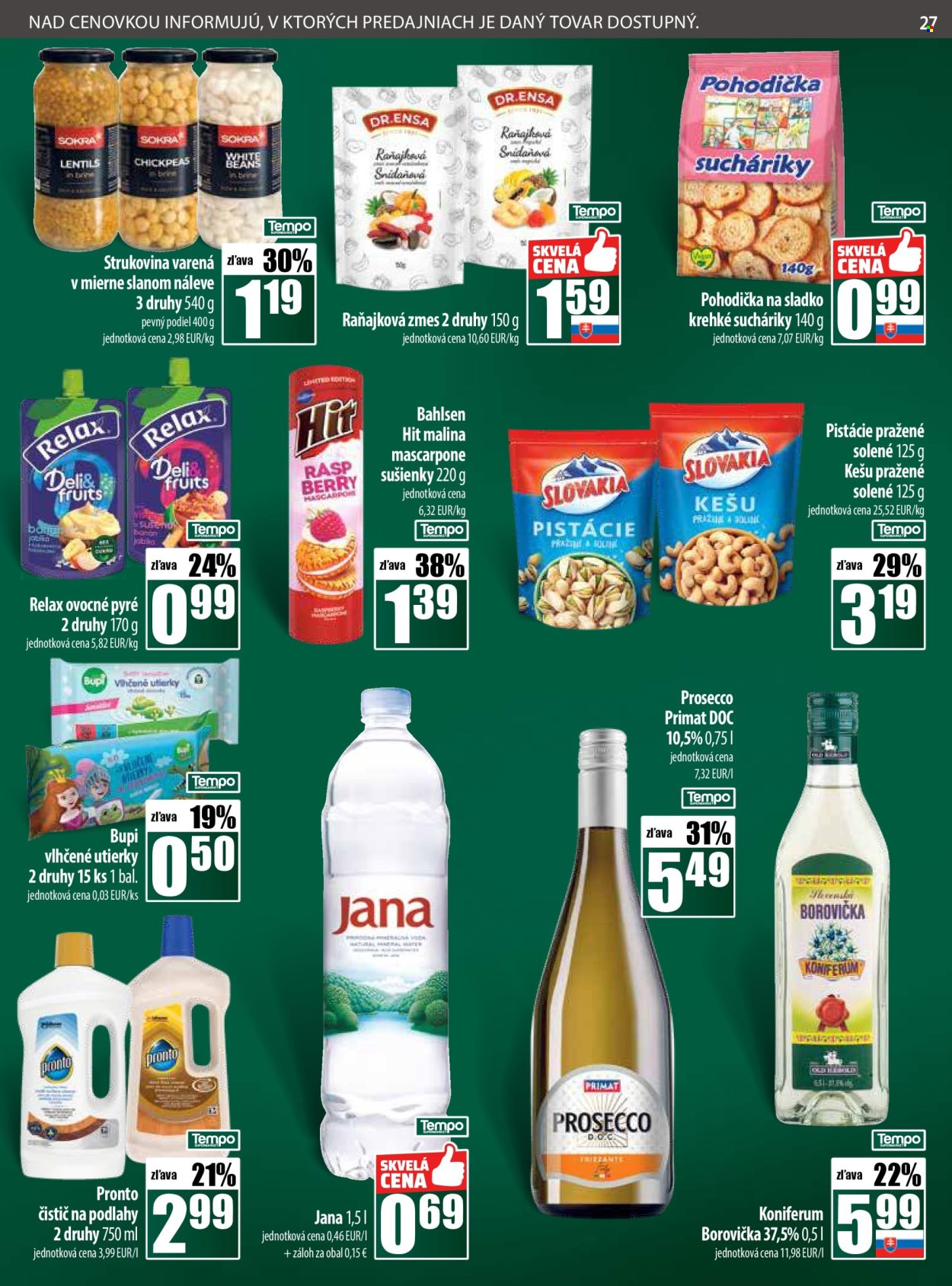 Leták COOP Jednota - 31.7.2025 - 6.8.2025. Strana 27