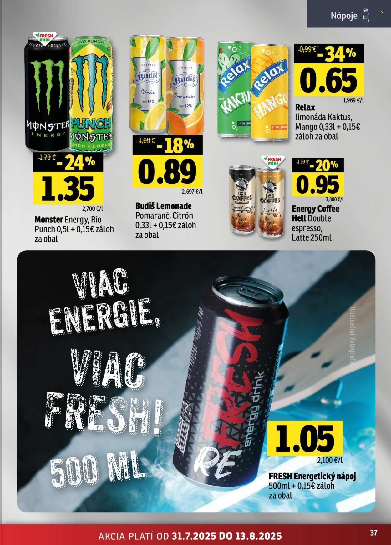 Leták FRESH - 31.7.2025 - 13.8.2025. Strana 37
